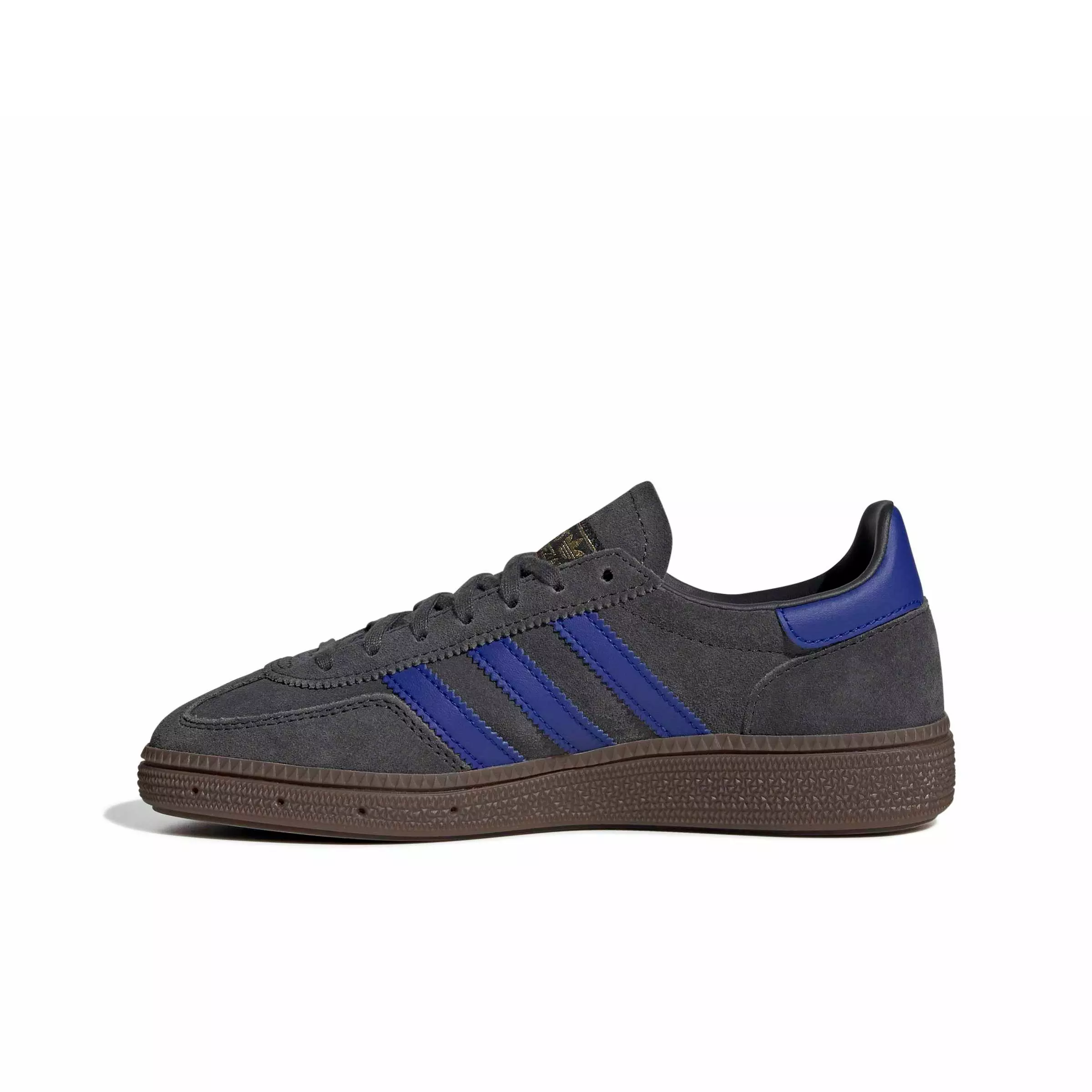 adidas Originals Handball Spezial "Carbon/Lucid Blue/Gum 5" Grade School Boys' Shoe - CARBON/BLUE/GUM