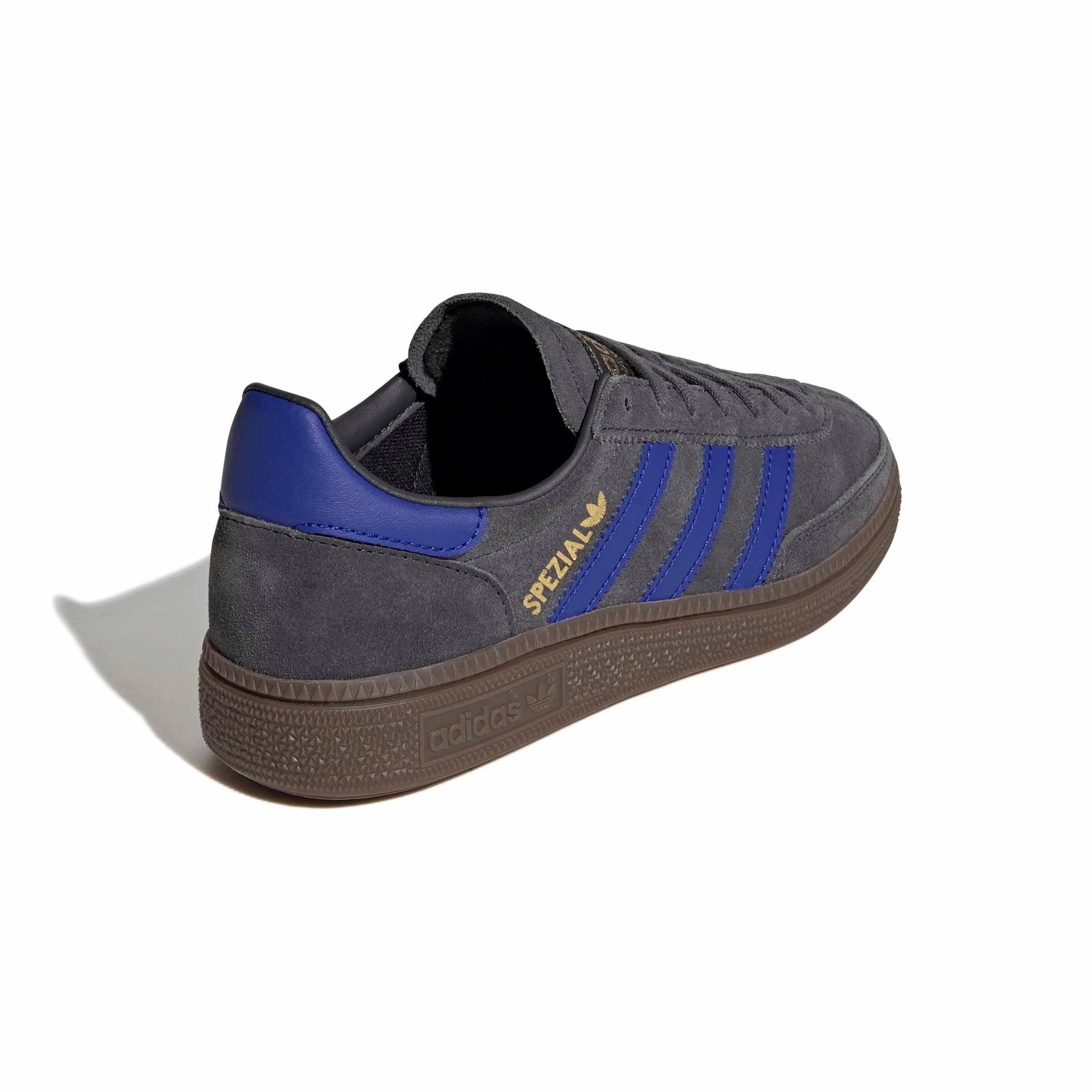 adidas Originals Handball Spezial "Carbon/Lucid Blue/Gum 5" Grade School Boys' Shoe - CARBON/BLUE/GUM Thumbnail View 4