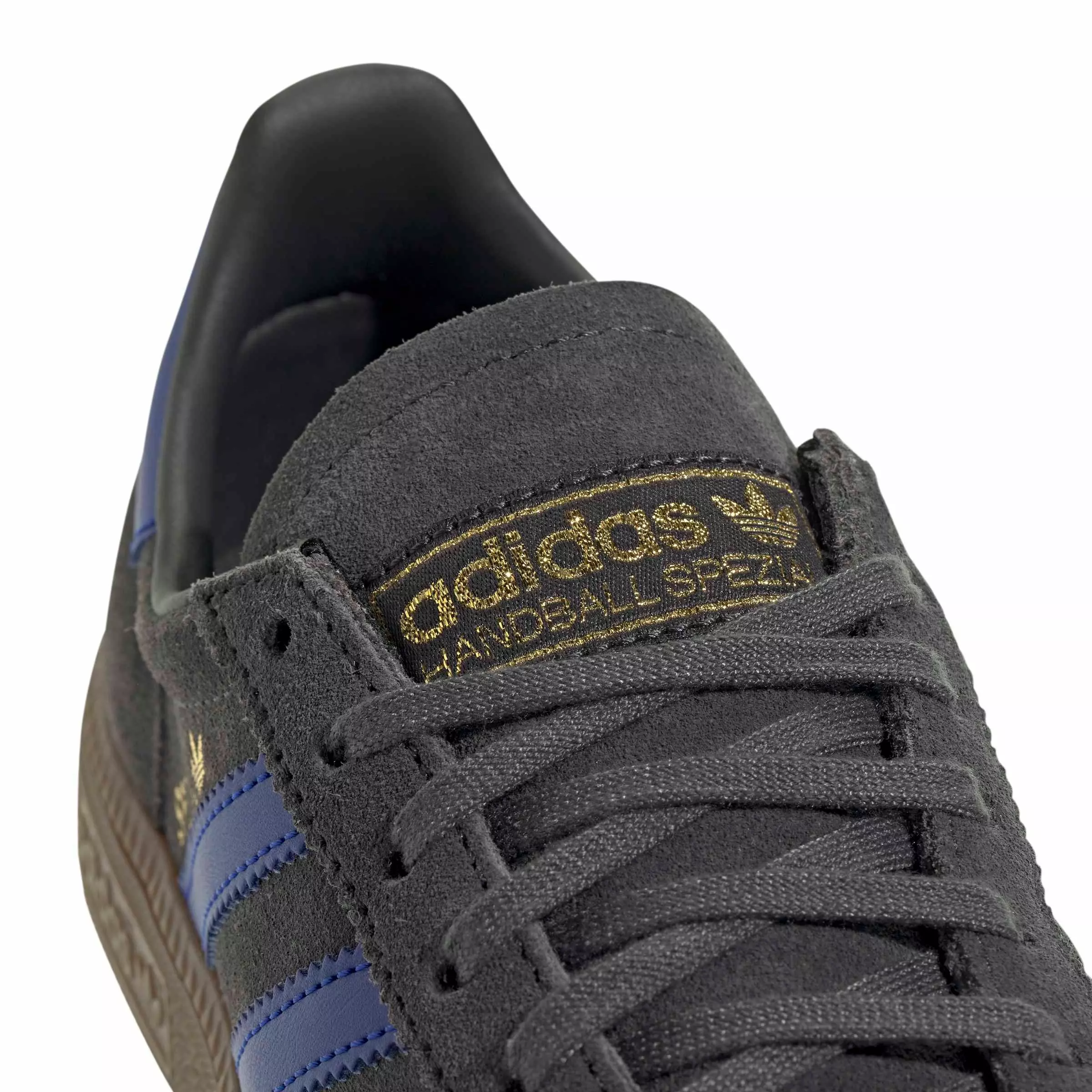 adidas Originals Handball Spezial "Carbon/Lucid Blue/Gum 5" Grade School Boys' Shoe - CARBON/BLUE/GUM