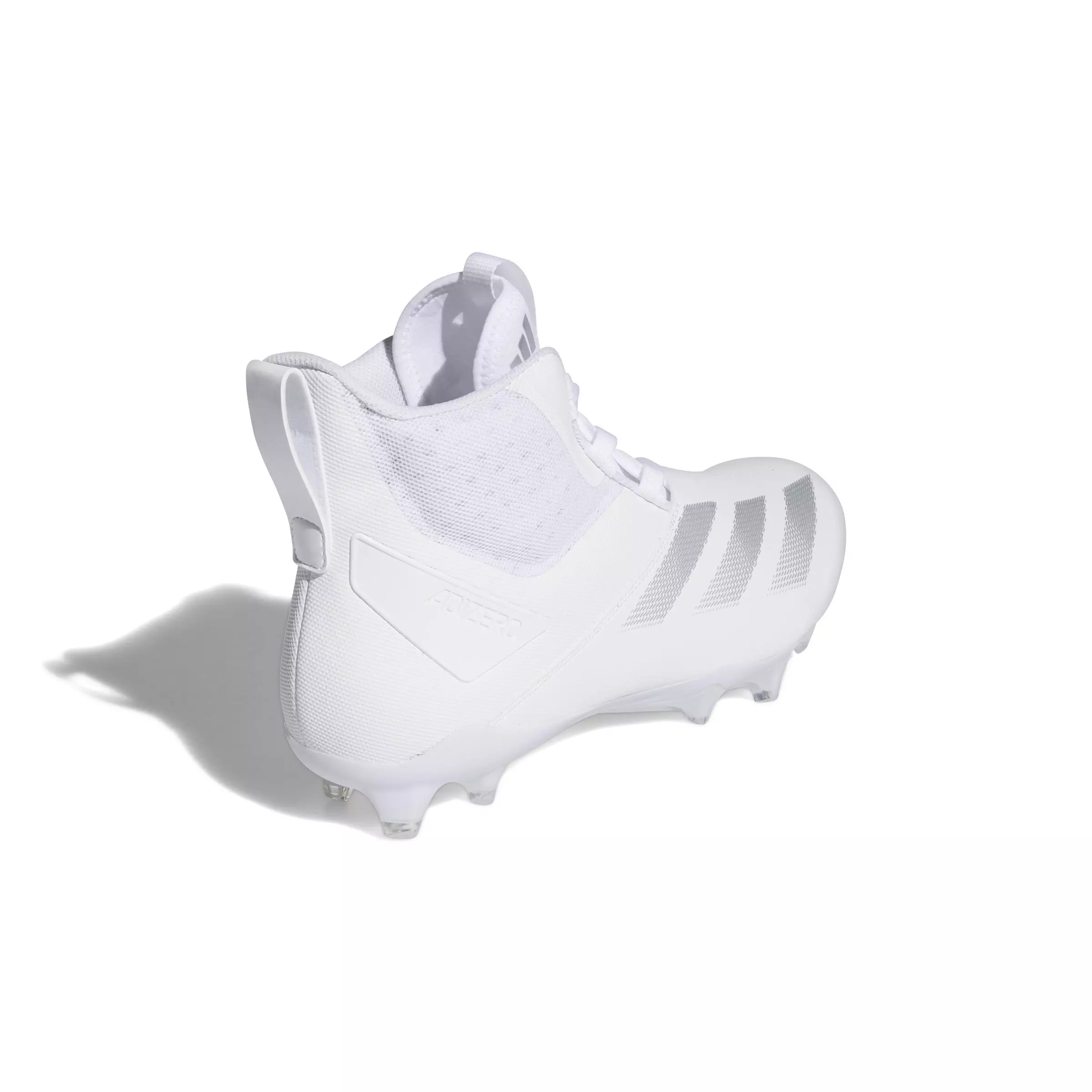 adidas Adizero Chaos Lineman "Ftwr White/Silver Metallic/Ftwr White" Men's Football Cleat - WHITE/SILVER/WHITE