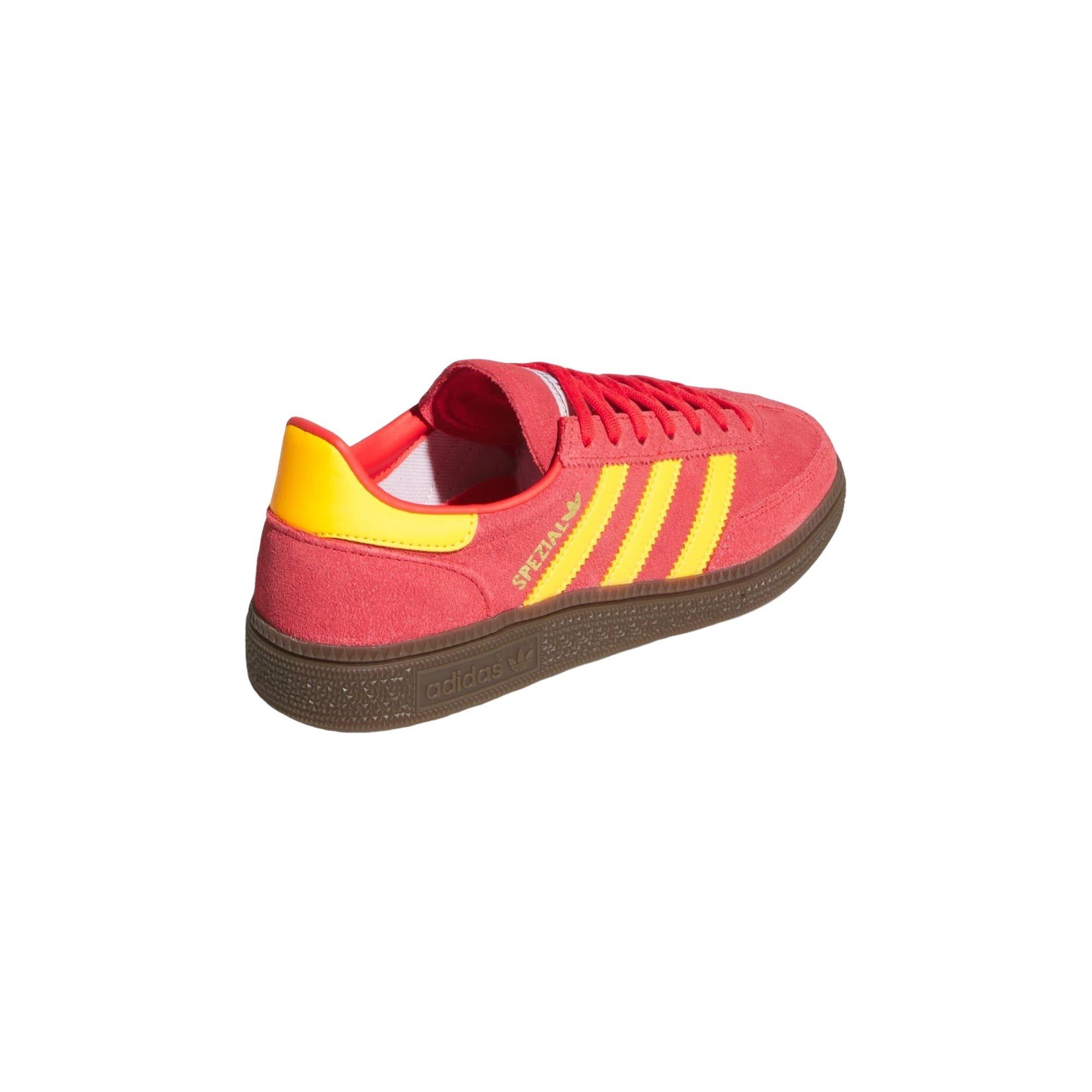 adidas Originals Handball Spezial "Semi Lucid Red/Lucid Tangerine/Gum 5" Grade School Boys' Shoe - RED/TANGERINE/GUM Thumbnail View 4