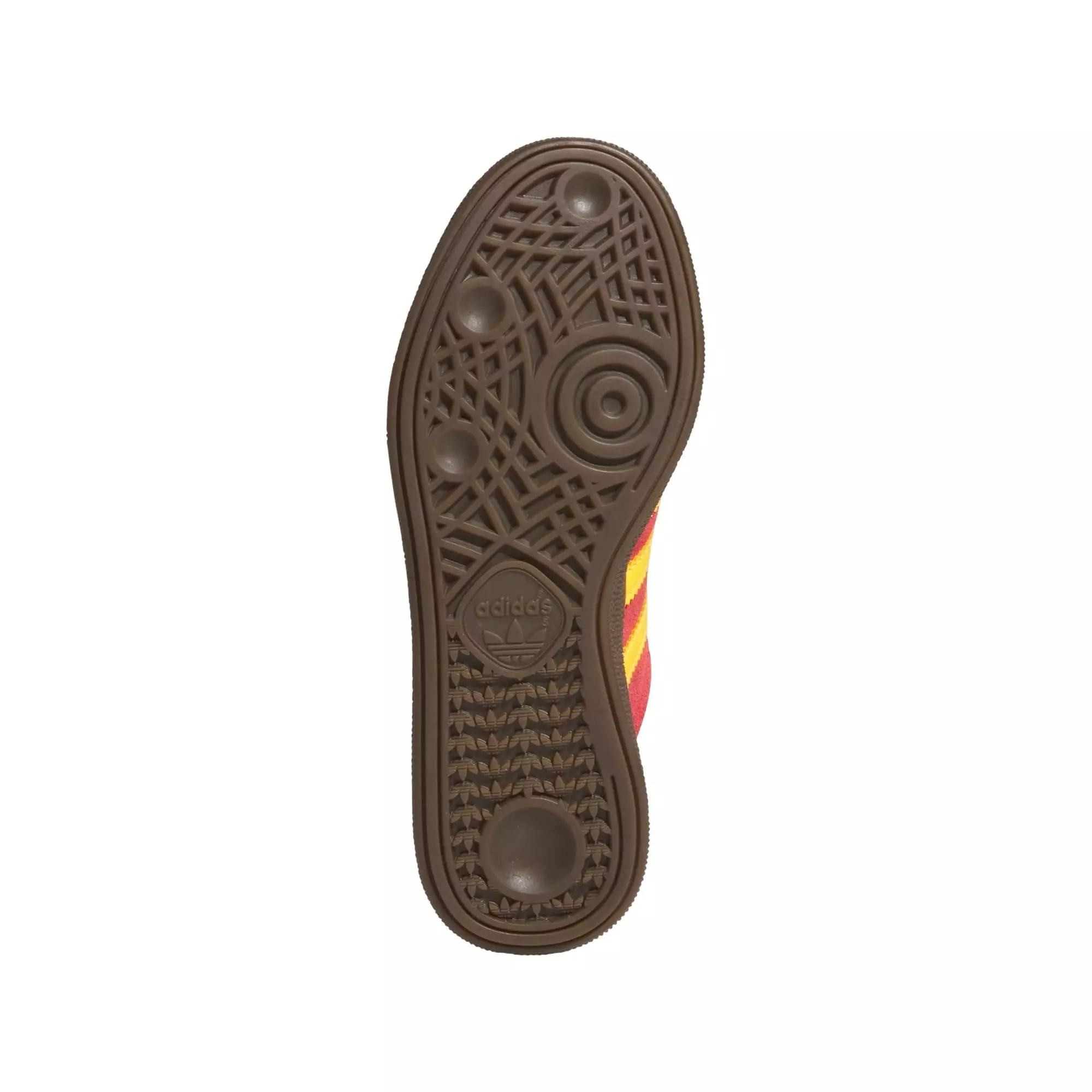 adidas Originals Handball Spezial "Semi Lucid Red/Lucid Tangerine/Gum 5" Grade School Boys' Shoe - RED/TANGERINE/GUM