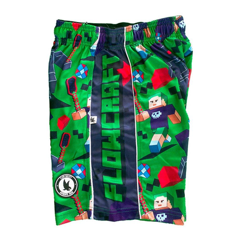 Flow Society Big Boys' Green Flowcraft Shorts - Green - GREEN Thumbnail View 3