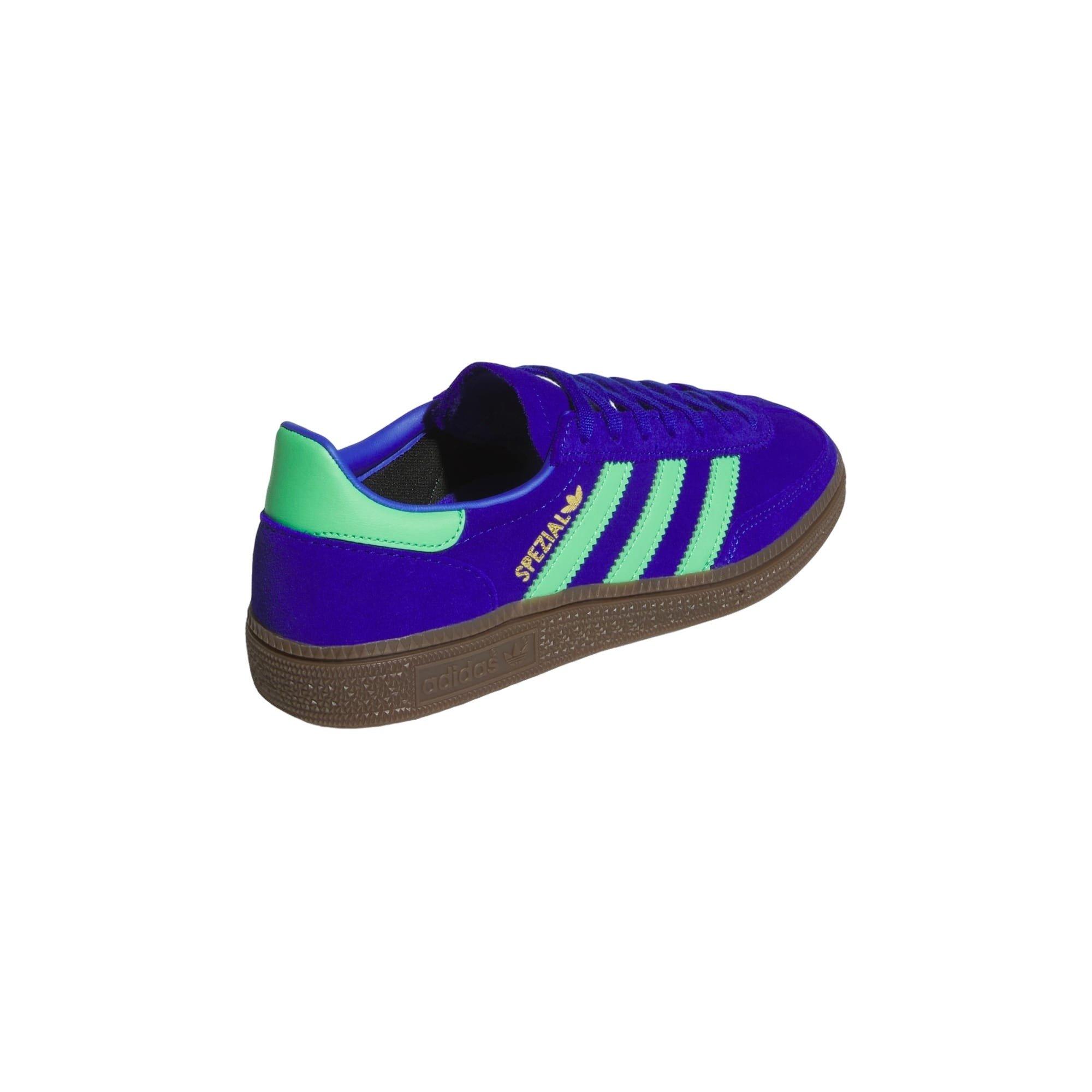 adidas Originals Handball Spezial Grade School Boys' "Lucid Blue/Semi Screaming Green/Gum Shoe