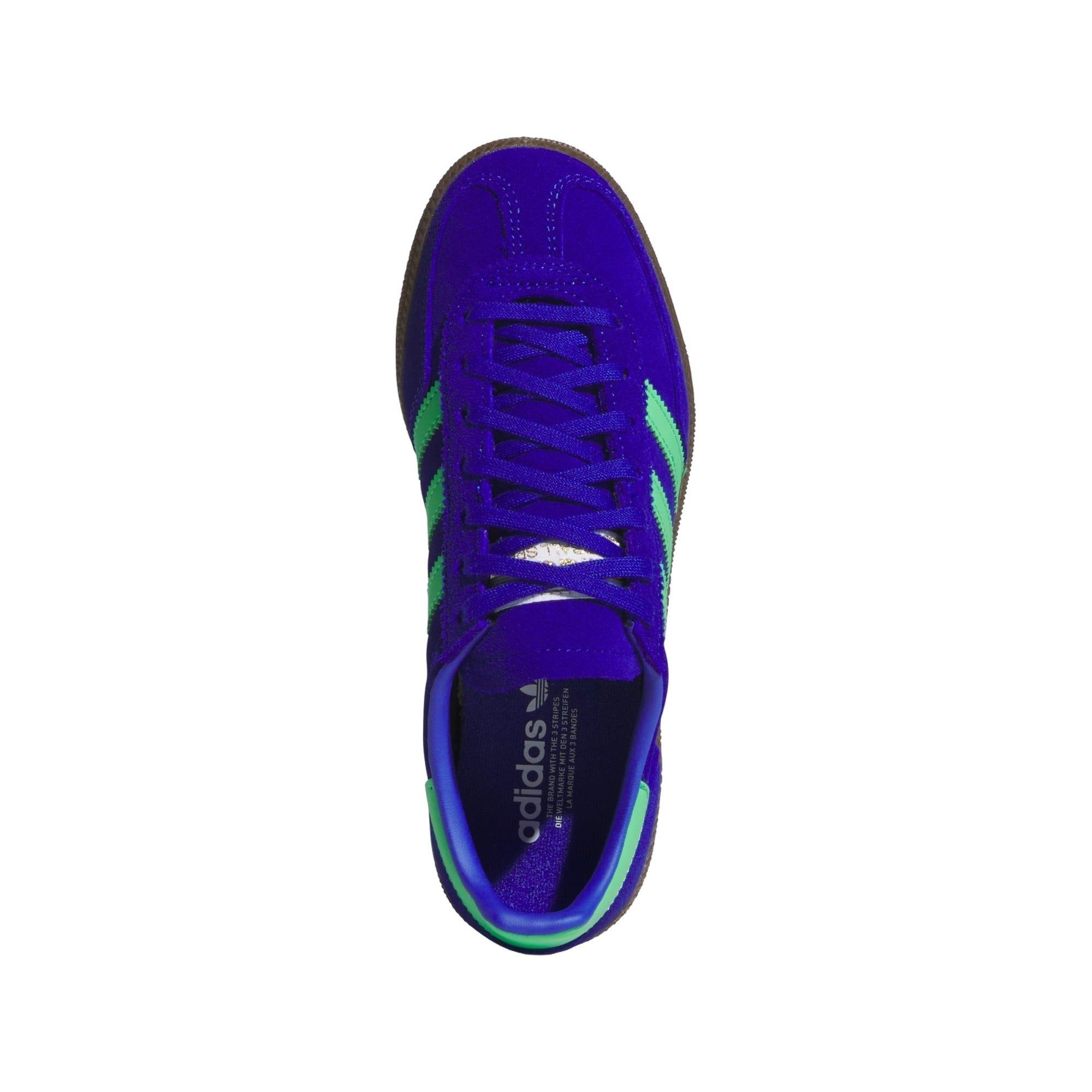 adidas Originals Handball Spezial Grade School Boys' "Lucid Blue/Semi Screaming Green/Gum Shoe
