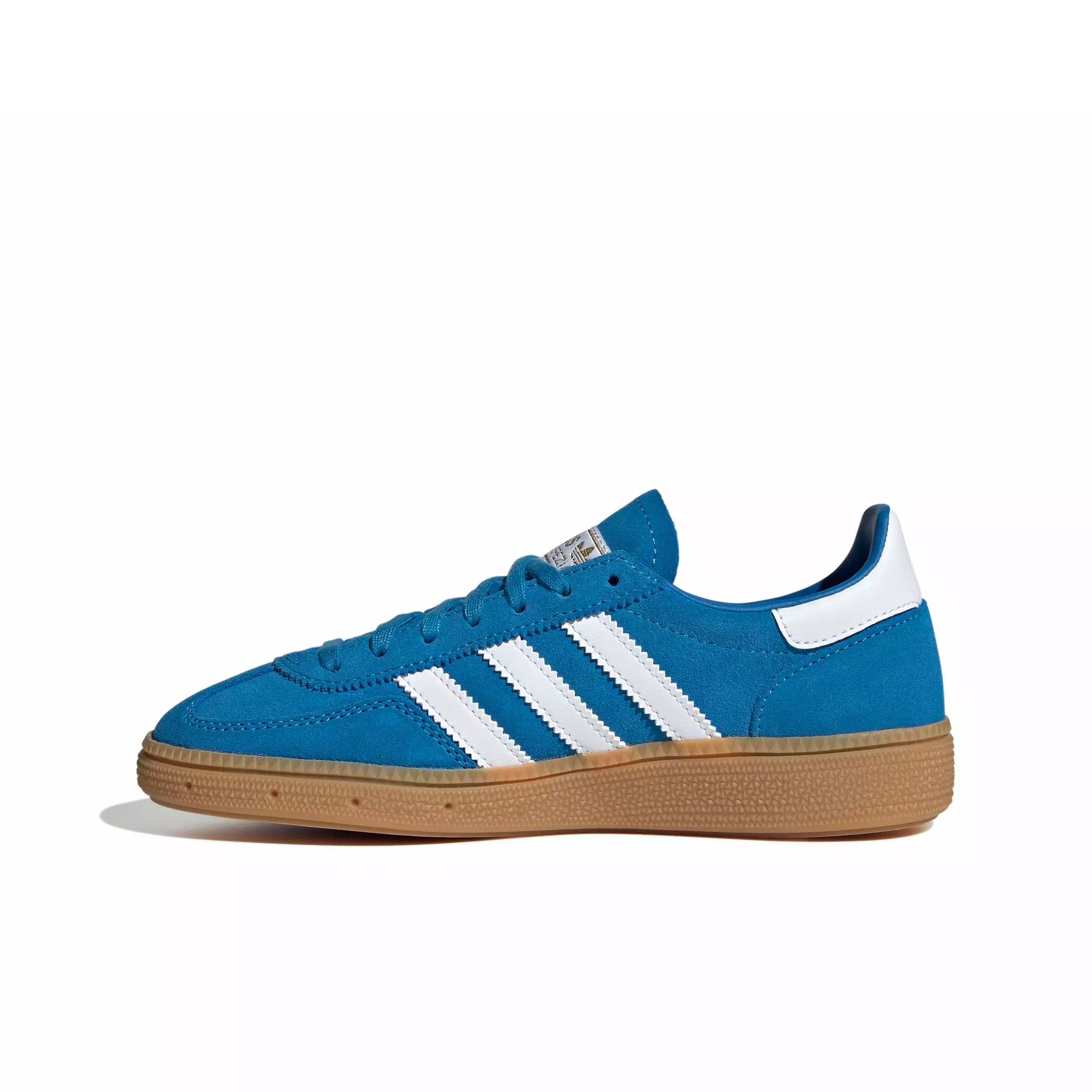 adidas Originals Handball Spezial "Bright Blue/Ftwr White/Gum 3" Grade School Boys' Shoe - BLUE/WHITE/GUM