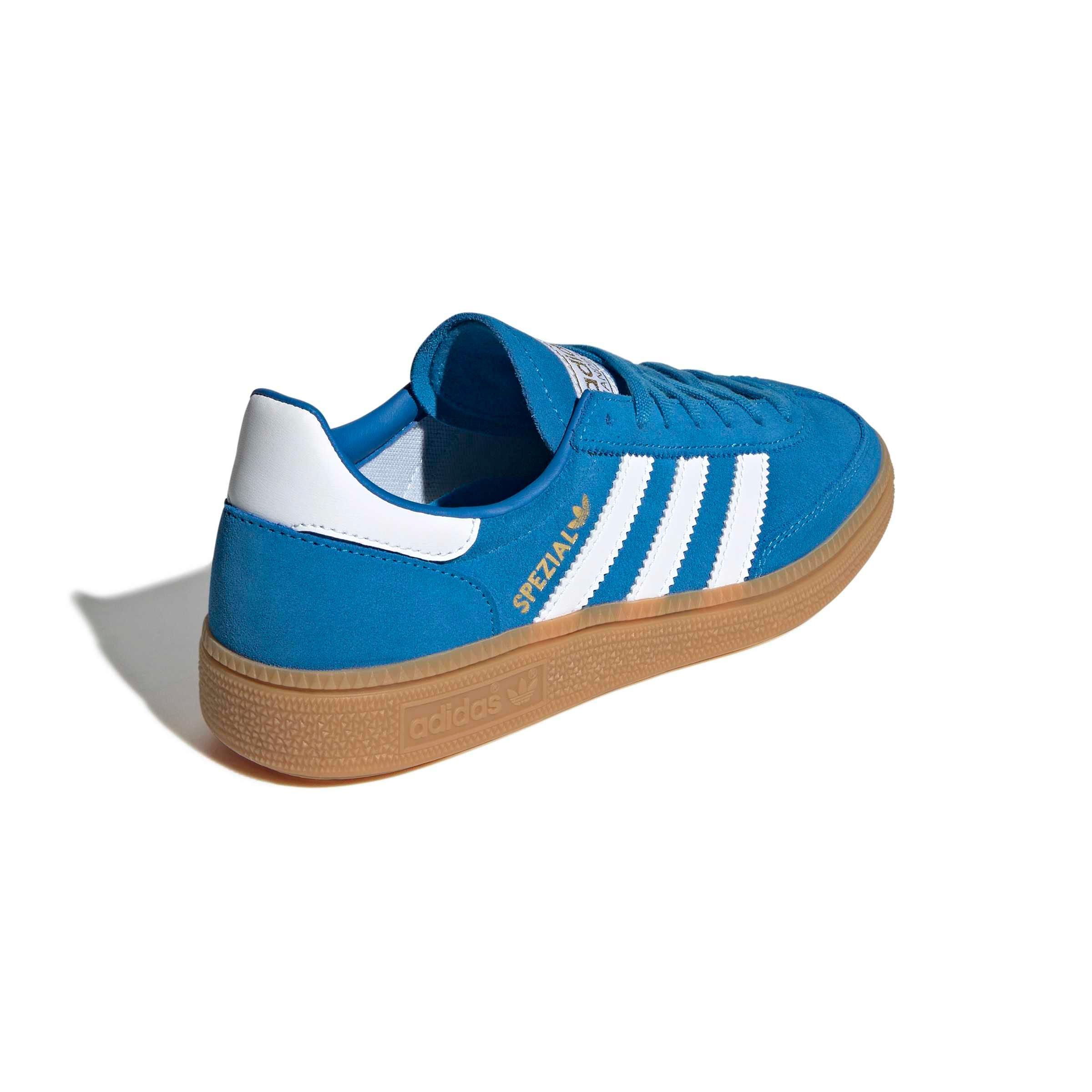 adidas Originals Handball Spezial "Bright Blue/Ftwr White/Gum 3" Grade School Boys' Shoe - BLUE/WHITE/GUM Thumbnail View 4