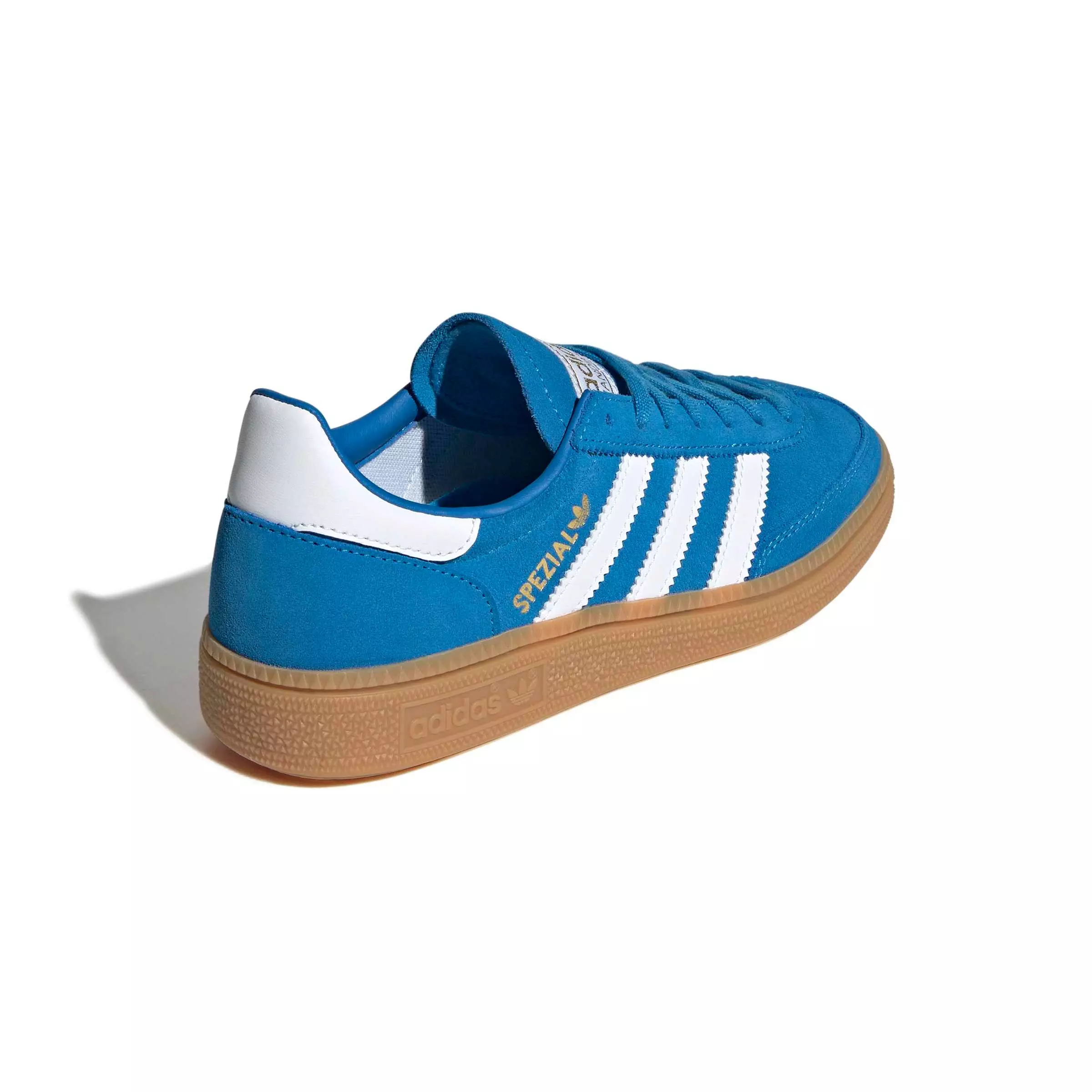 adidas Originals Handball Spezial "Bright Blue/Ftwr White/Gum 3" Grade School Boys' Shoe - BLUE/WHITE/GUM