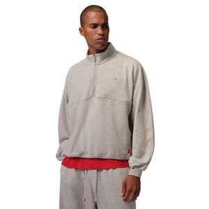 Jordan Men's Flight Fleece 1/4-Zip Top - Grey - GREY