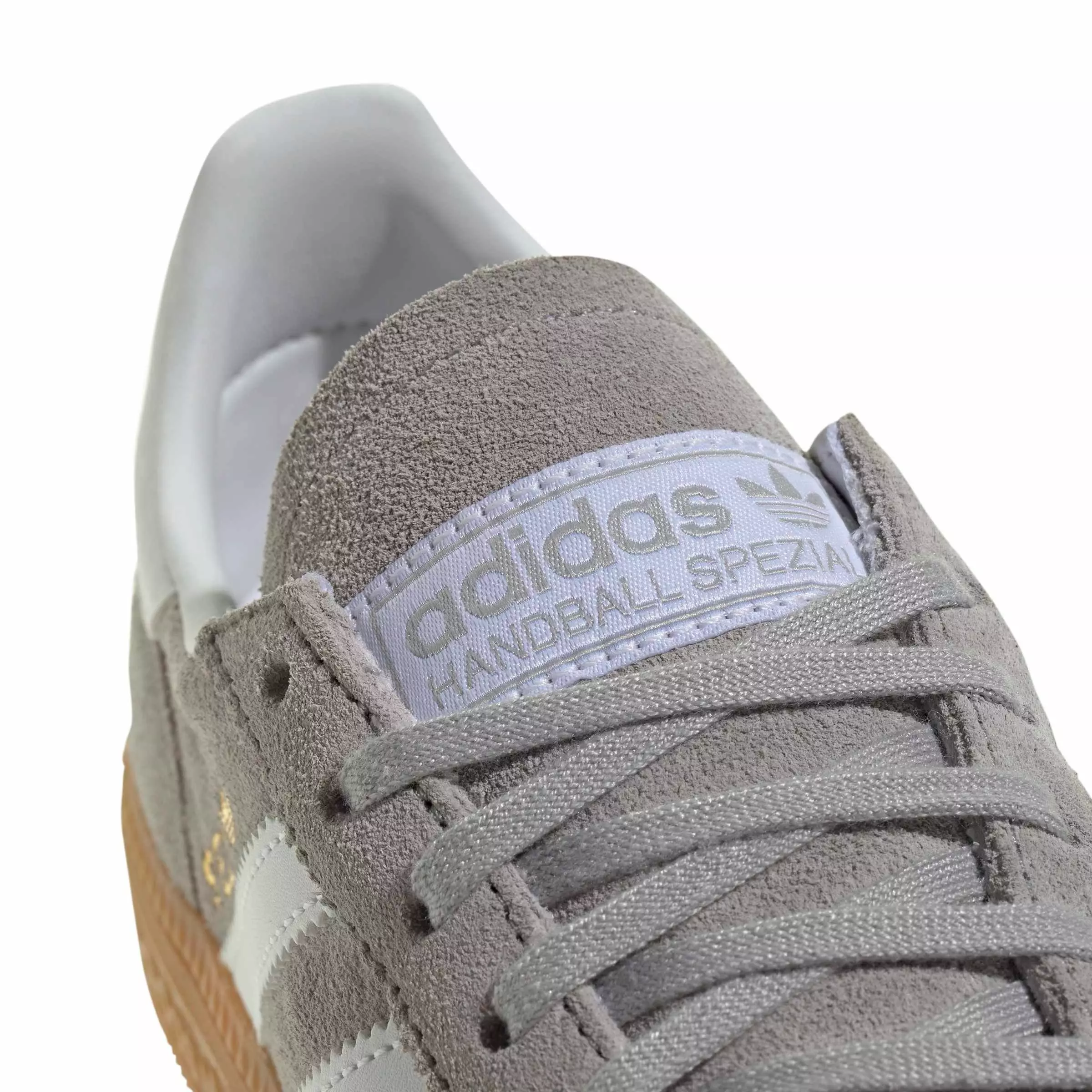 adidas Originals Handball Spezial "Grey Two/Ftwr White/Gum 3" Grade School Boys' Shoe - GREY/WHITE/GUM