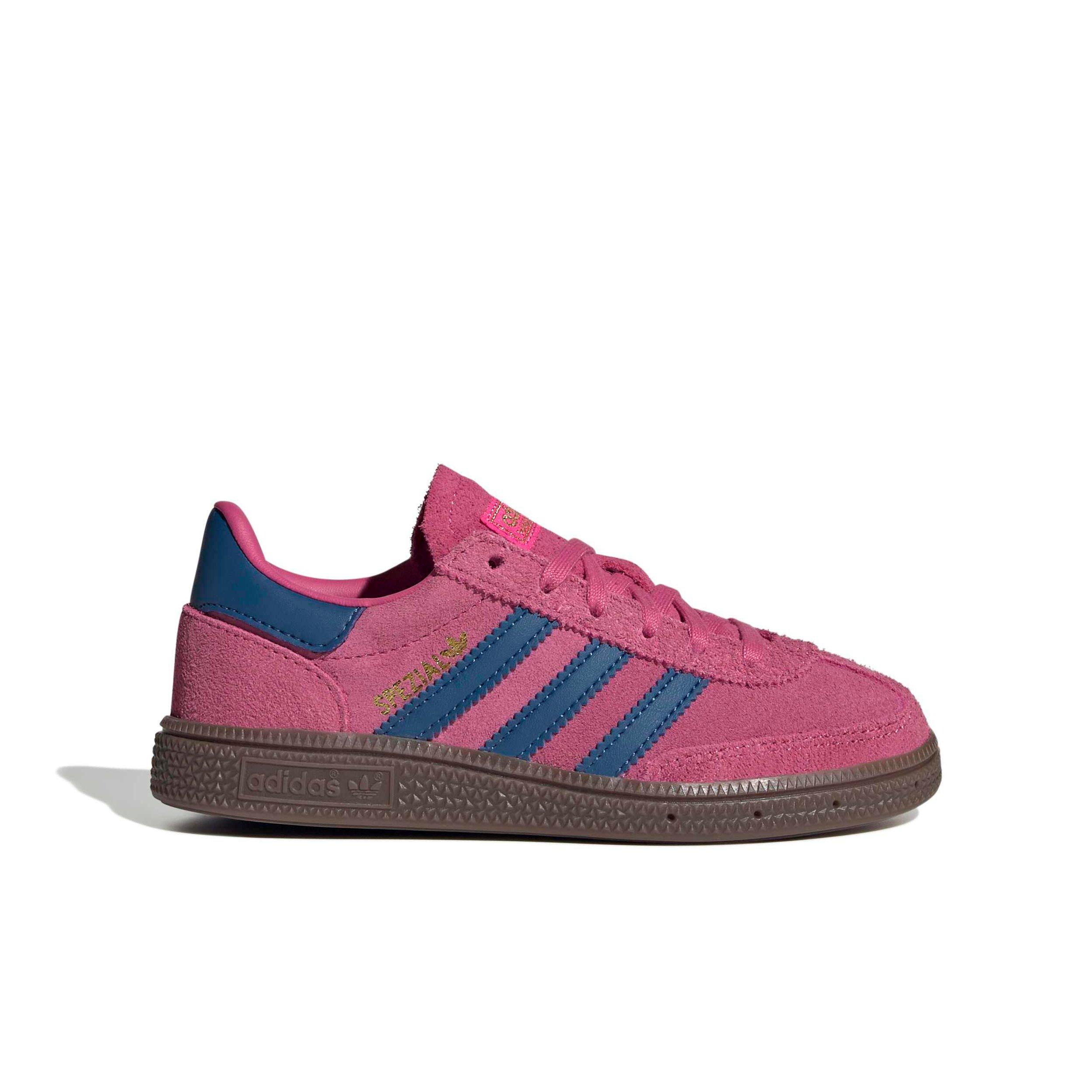 adidas Originals Handball Spezial "Shock Pink/Dark Marine/Gum 5" Preschool Girls' Shoe - PINK/DK MARINE/GUM Thumbnail View 1