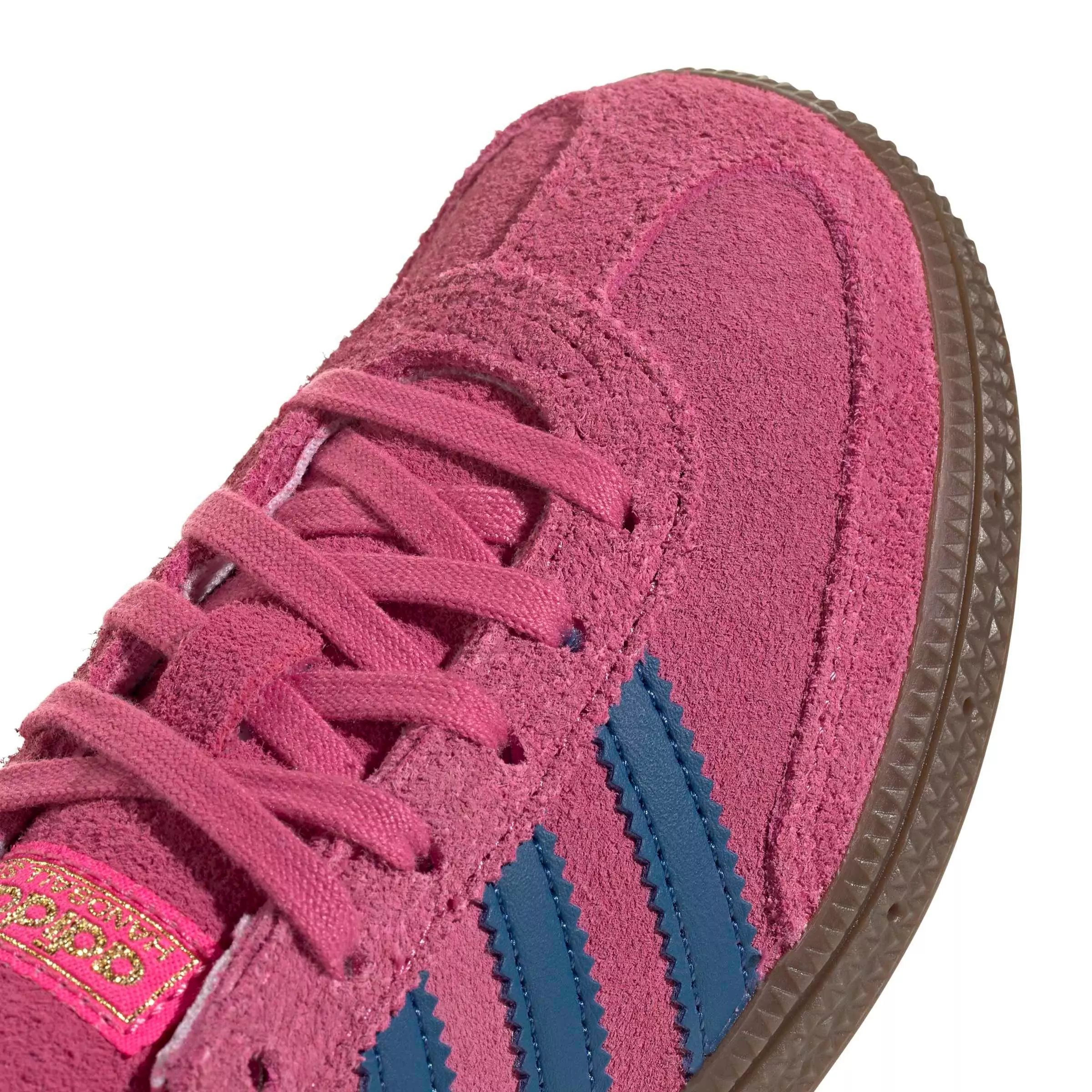adidas Originals Handball Spezial "Shock Pink/Dark Marine/Gum 5" Preschool Girls' Shoe - PINK/DK MARINE/GUM
