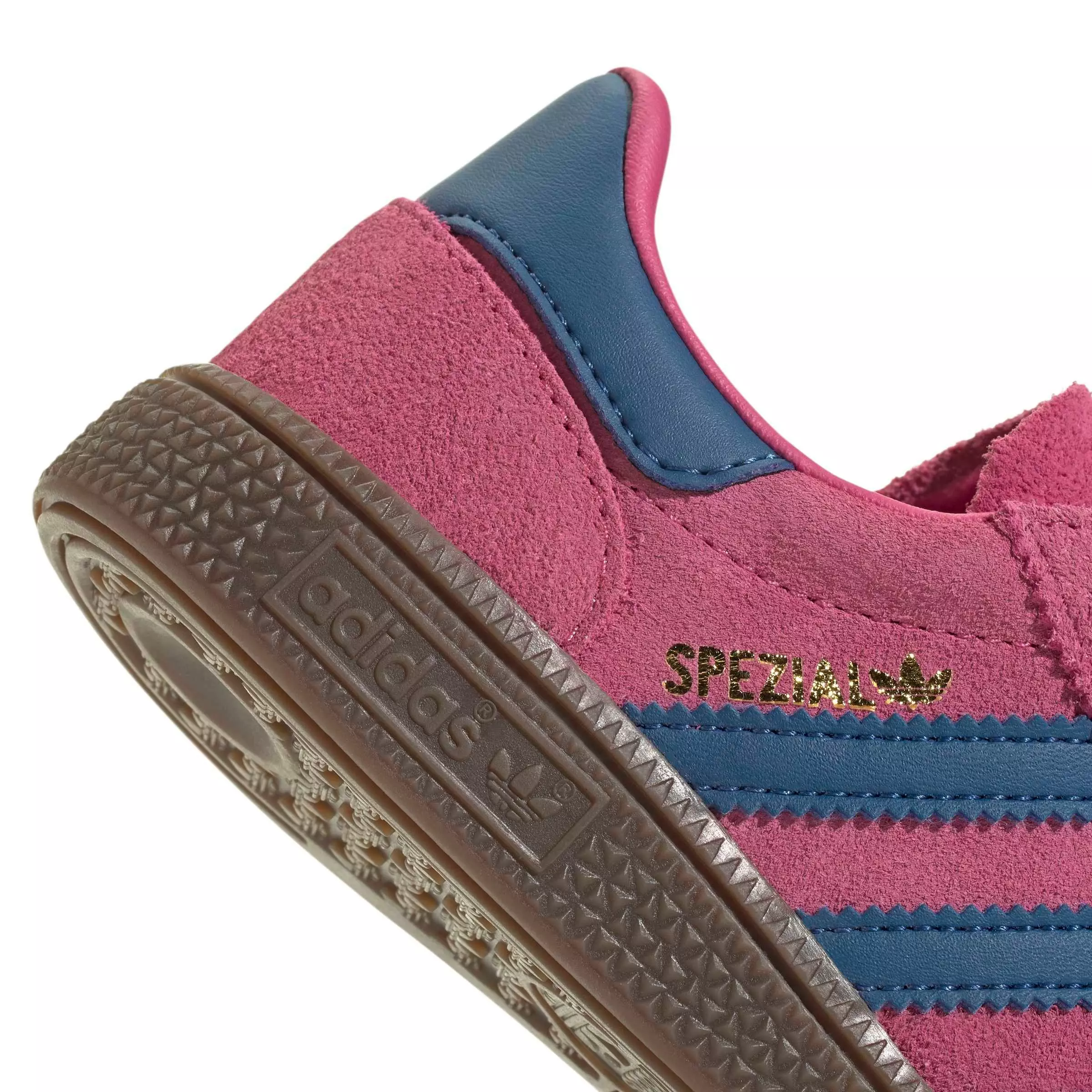 adidas Originals Handball Spezial "Shock Pink/Dark Marine/Gum 5" Preschool Girls' Shoe - PINK/DK MARINE/GUM