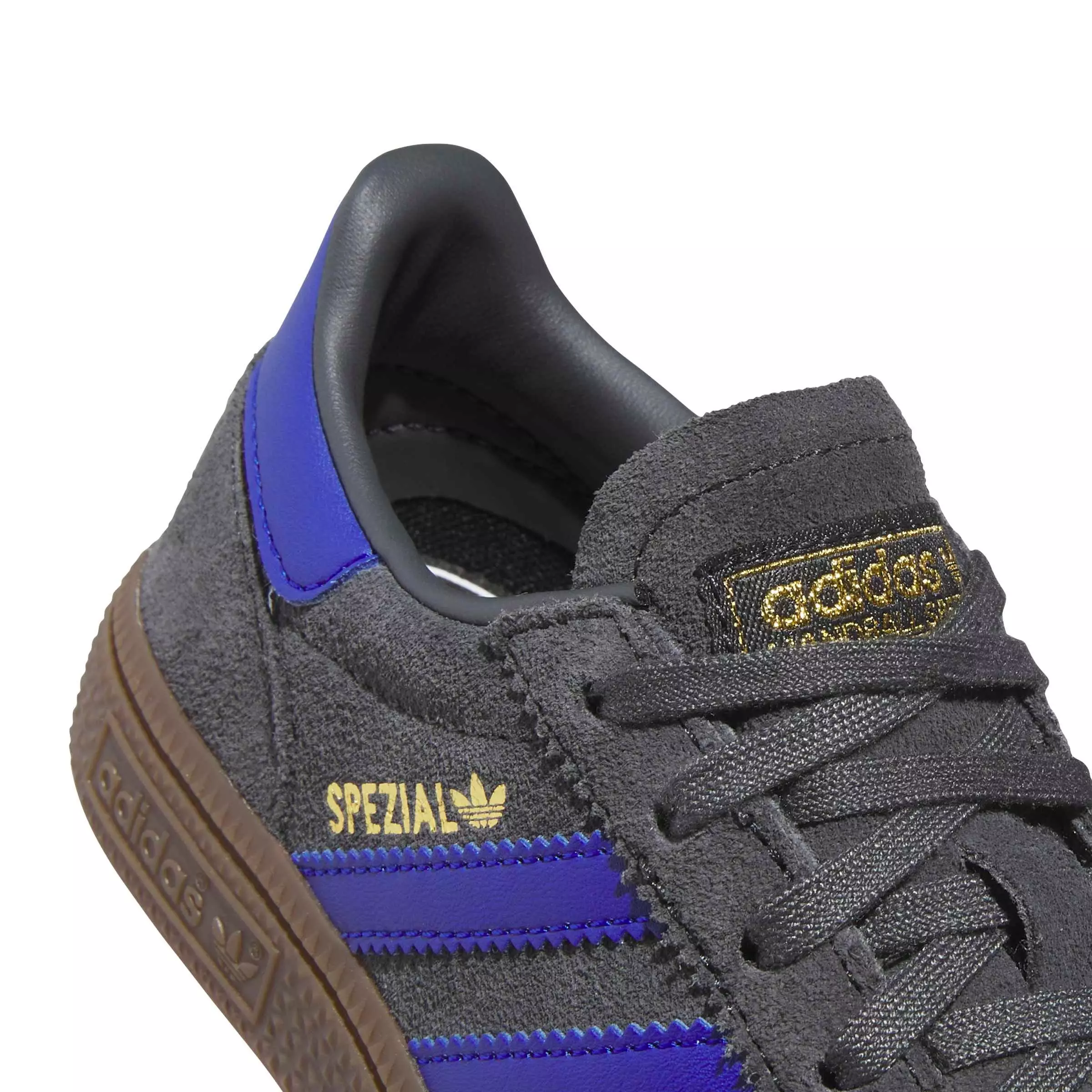 adidas Originals Handball Spezial "Carbon/Lucid Blue/Gum 5" Preschool Boys' Shoe - CARBON/BLUE/GUM