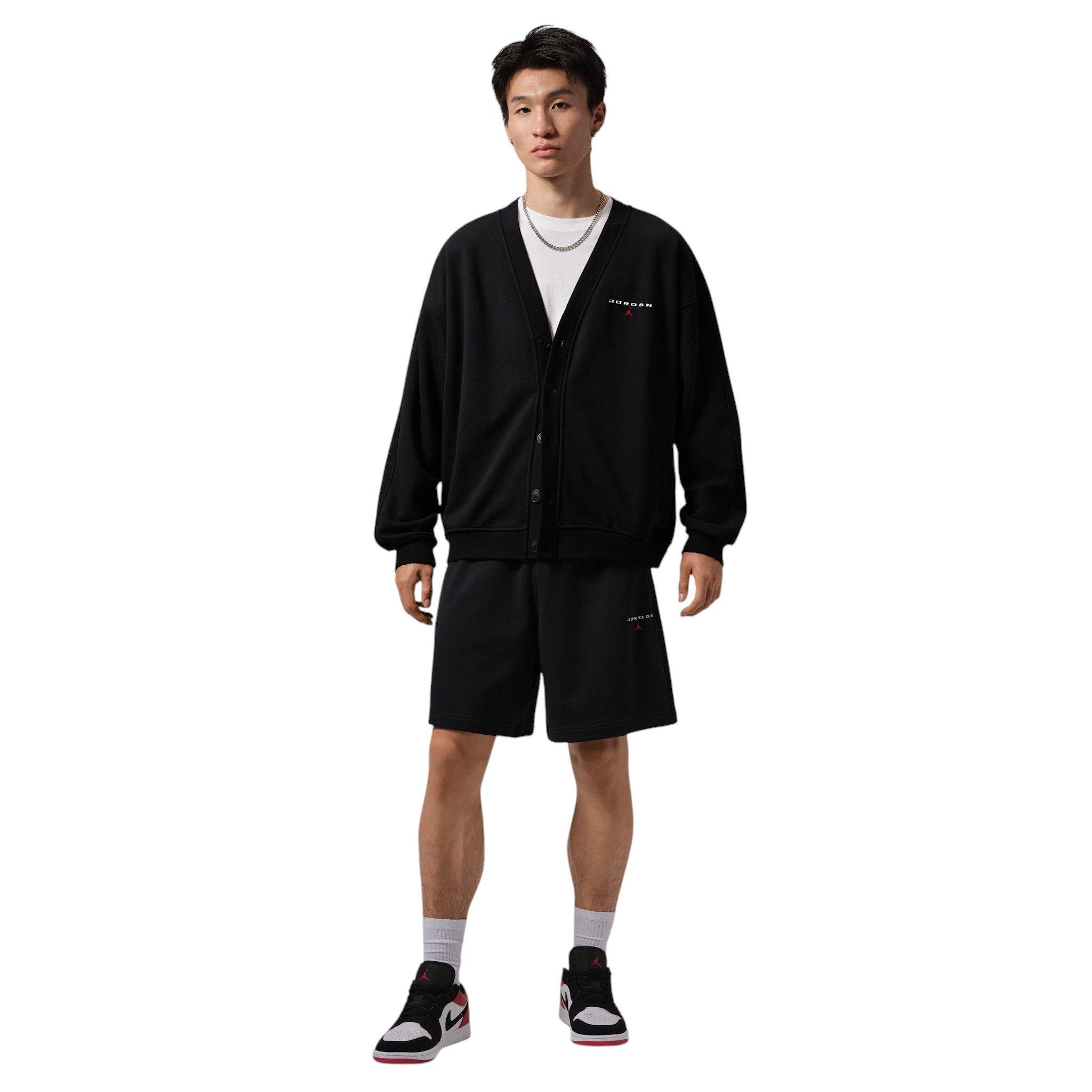 Jordan Men's Flight Cardigan - Black - BLACK