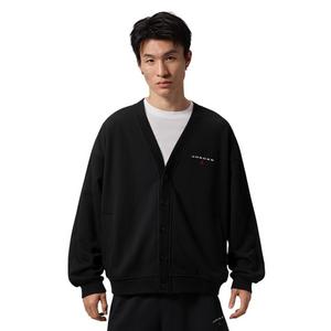Jordan Men's Flight Cardigan - Black - BLACK