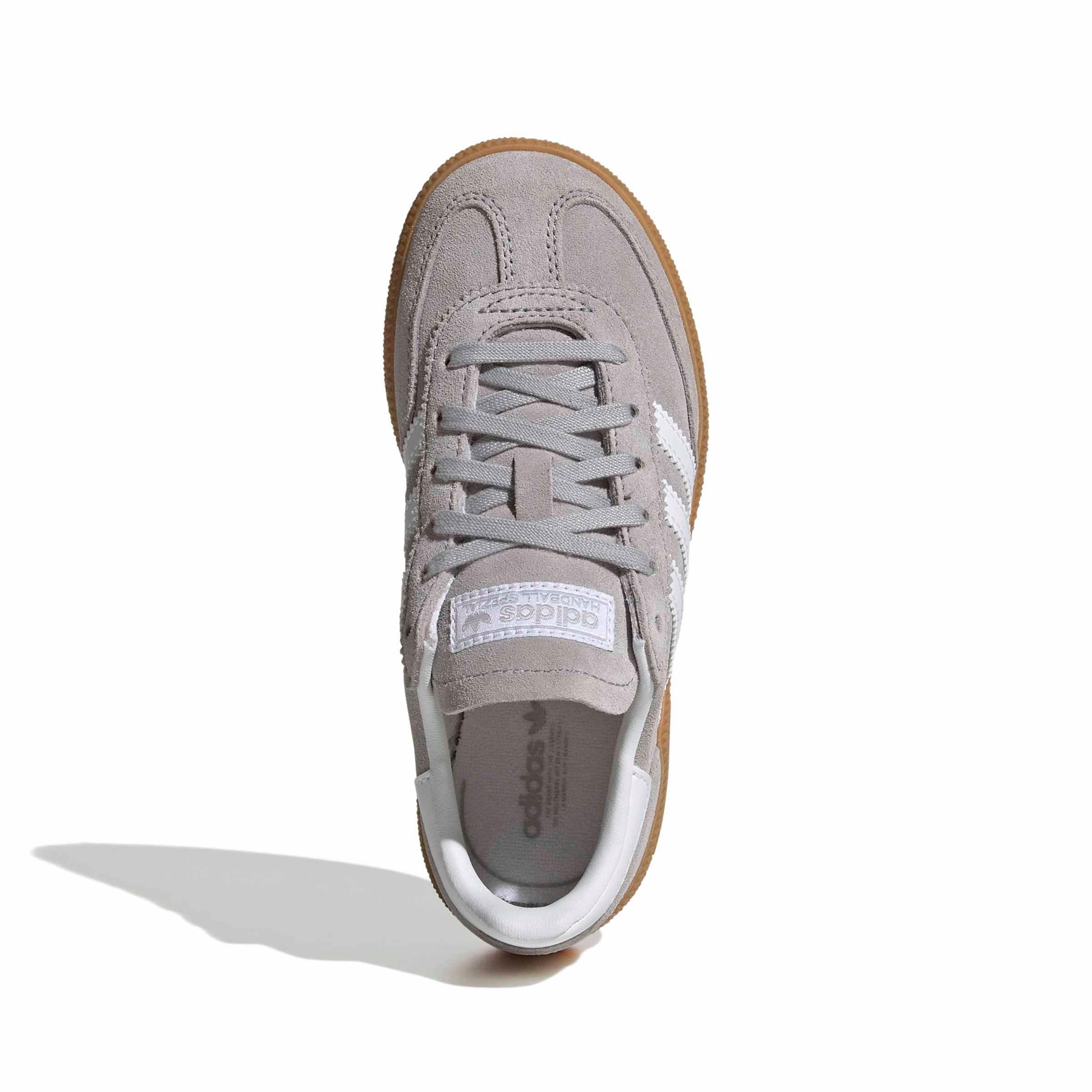 adidas Originals Handball Spezial "Grey Two/Ftwr White/Gum 3" Preschool Boys' Shoe - GREY/WHITE/GUM Thumbnail View 5