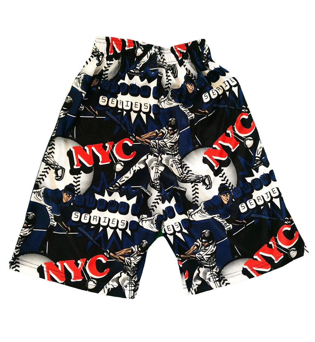 Flow Society NYC Baseball Big Boys' Navy Attack Shorts