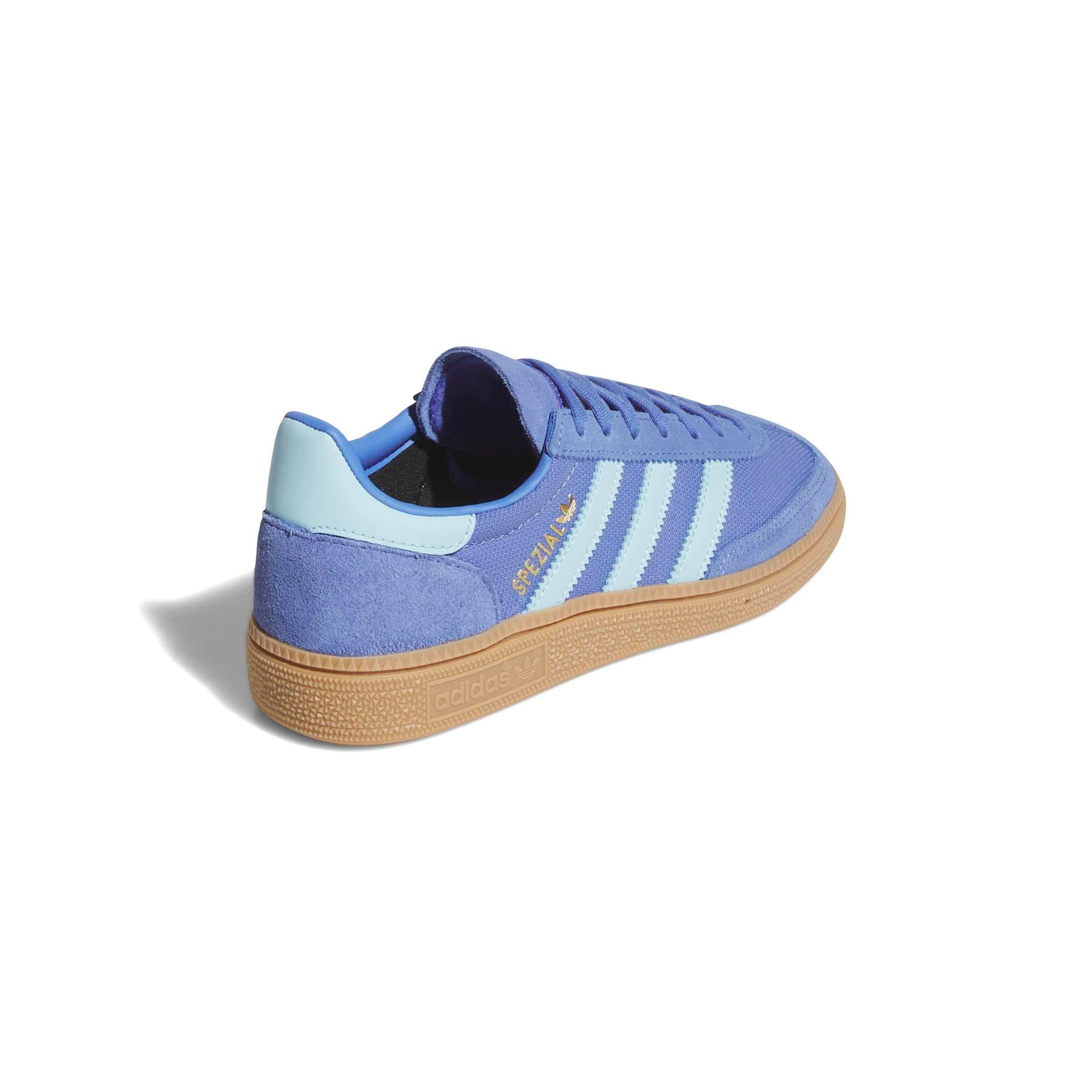 adidas Originals Handball Spezial "Real Lilac/Icey Blue/Gum 4" Grade School Girls' Shoe - LILAC/BLUE/GUM Thumbnail View 4