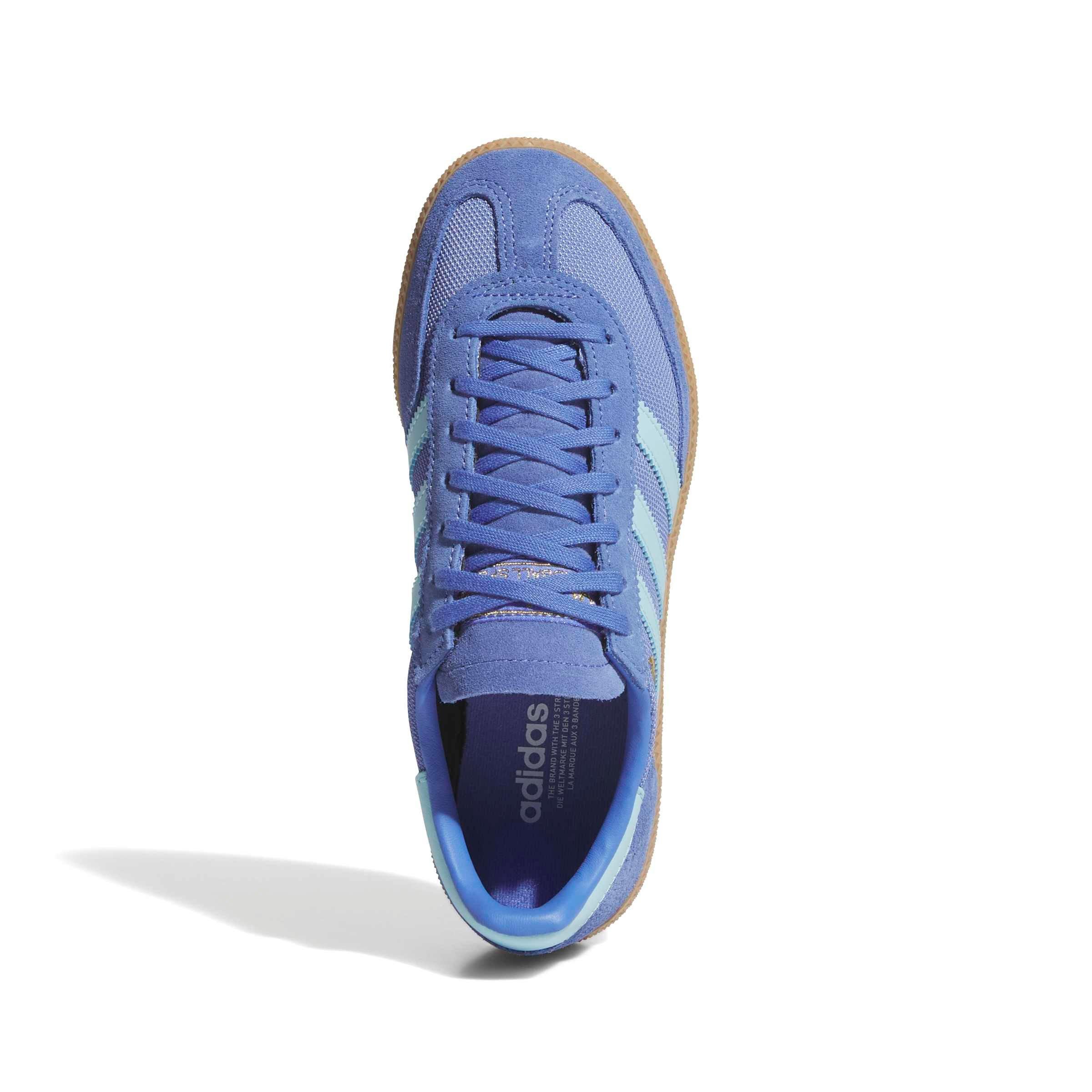 adidas Originals Handball Spezial "Real Lilac/Icey Blue/Gum 4" Grade School Girls' Shoe - LILAC/BLUE/GUM Thumbnail View 5