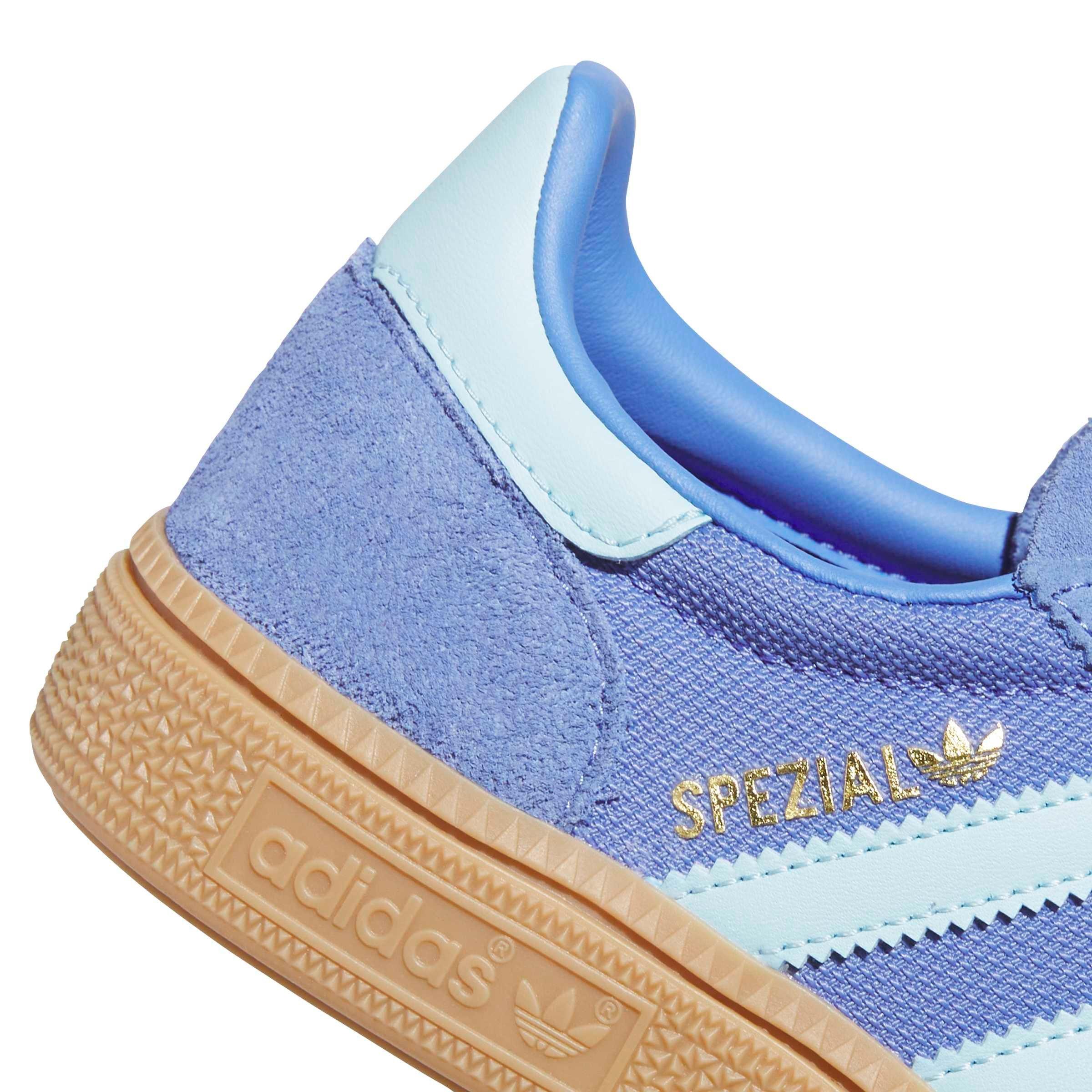 adidas Originals Handball Spezial "Real Lilac/Icey Blue/Gum 4" Grade School Girls' Shoe - LILAC/BLUE/GUM Thumbnail View 7