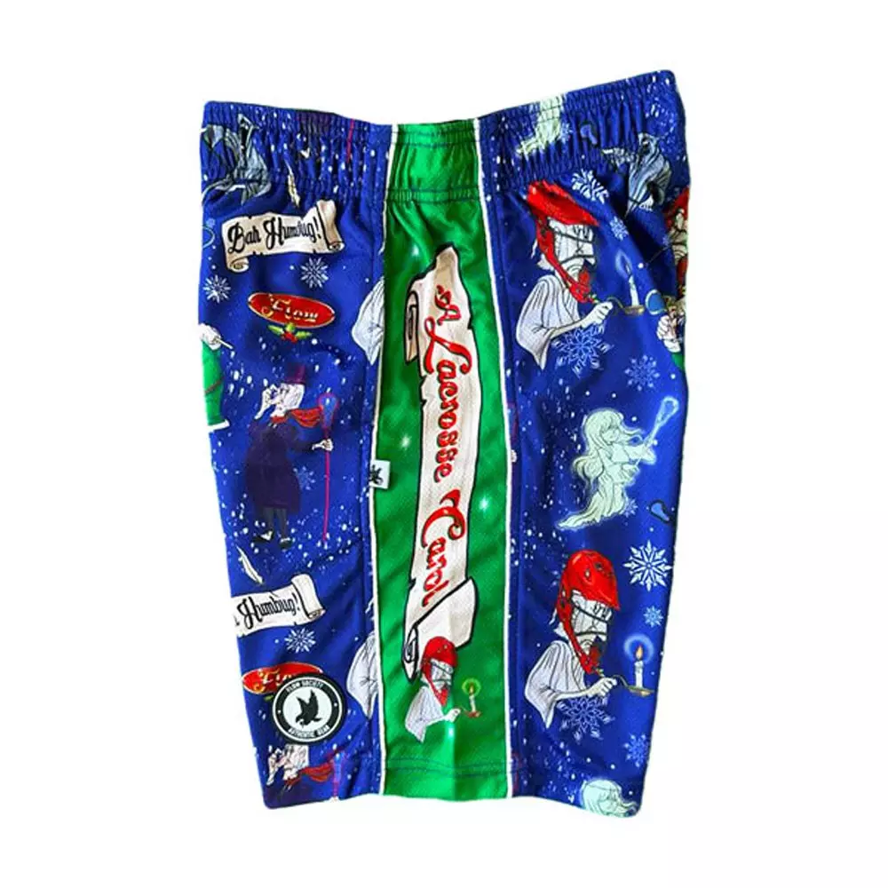 Flow Society Big Boys' Xmas Lax Carol Shorts -Blue - BLUE