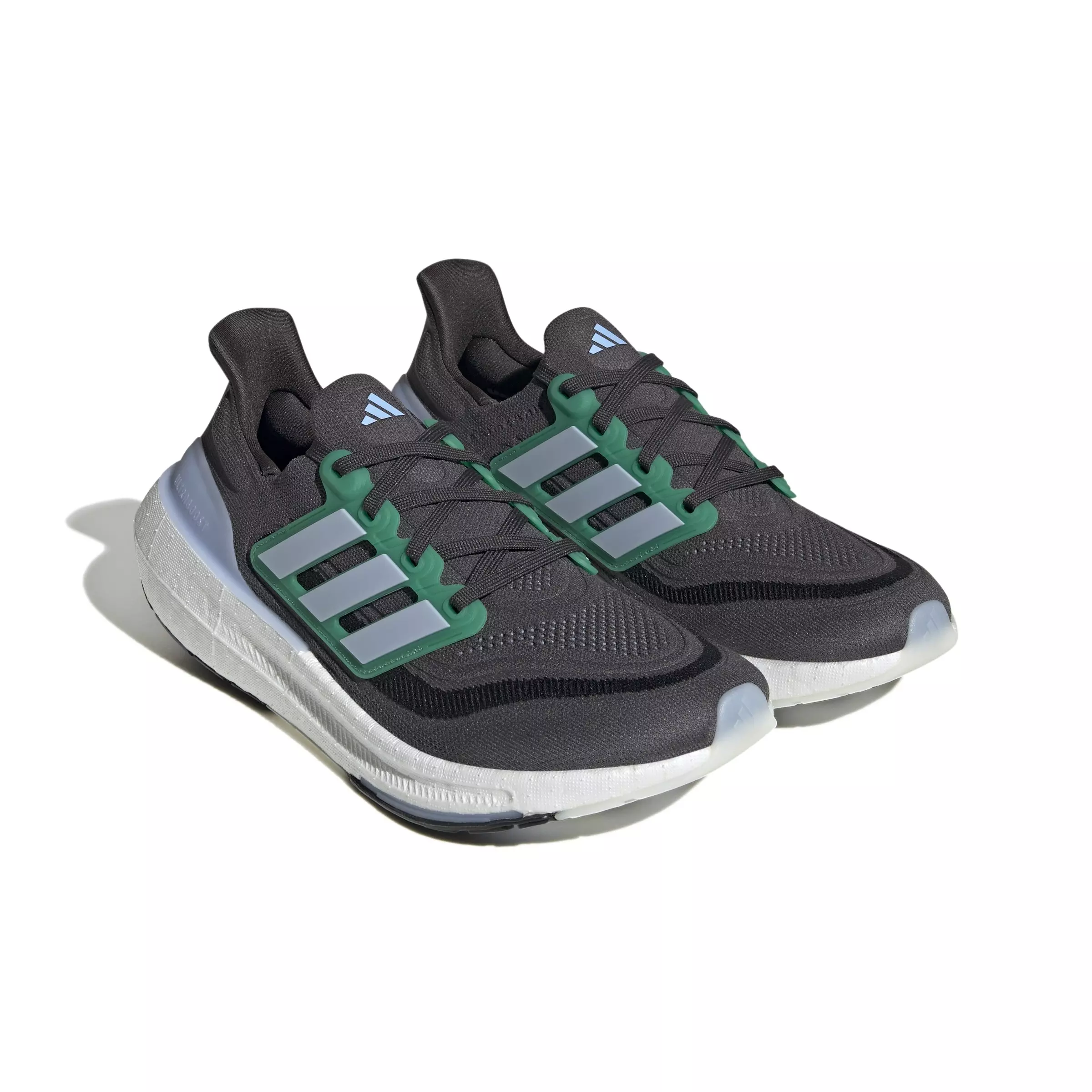 adidas Ultraboost Light "Carbon/Blue Dawn/Cou Green" Unisex Running Shoe - CARBON/BLUE/GREEN