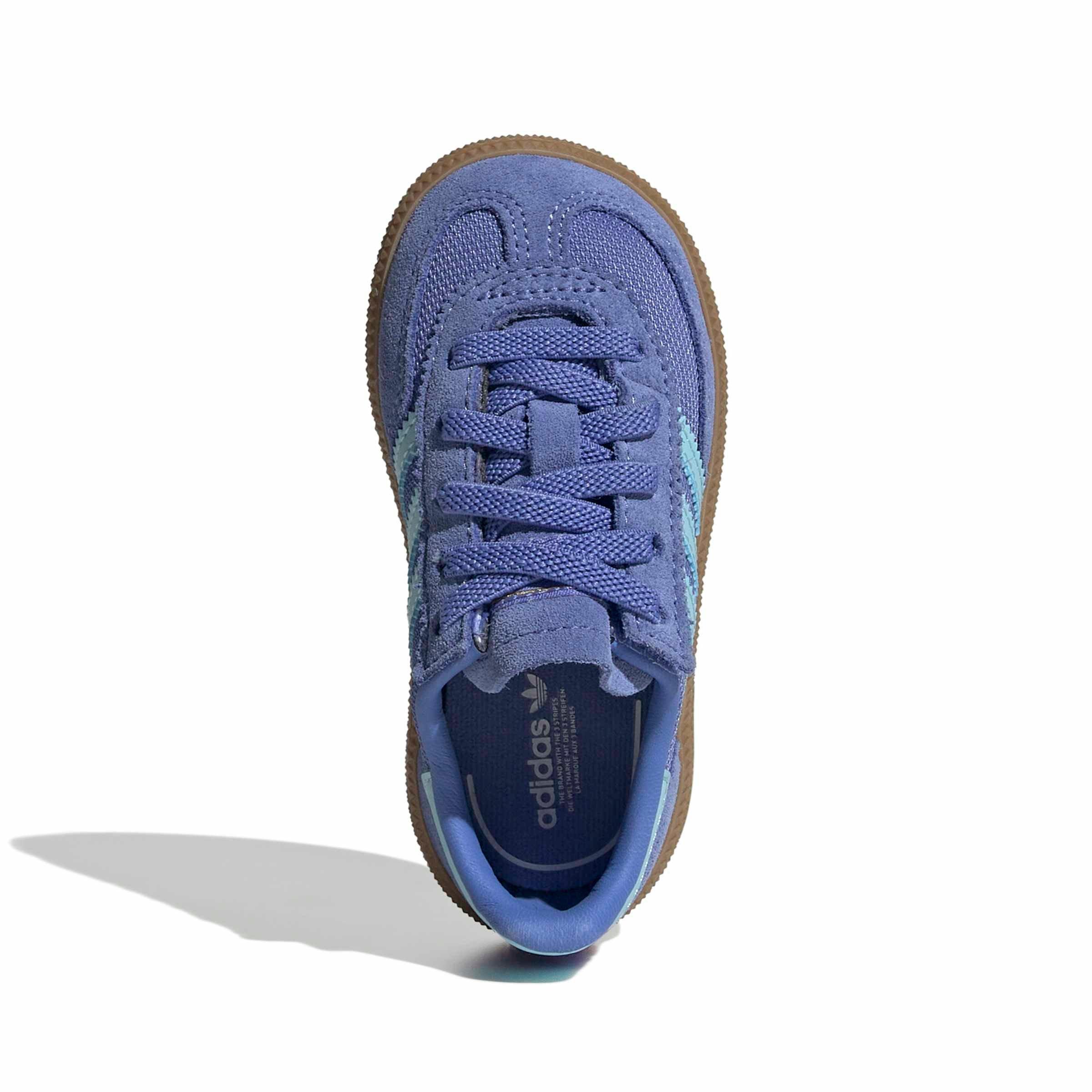 adidas Originals Handball Spezial CCEL "Real Lilac/Icey Blue/Gum 4" Infant Girls' Shoe - LILAC/BLUE/GUM