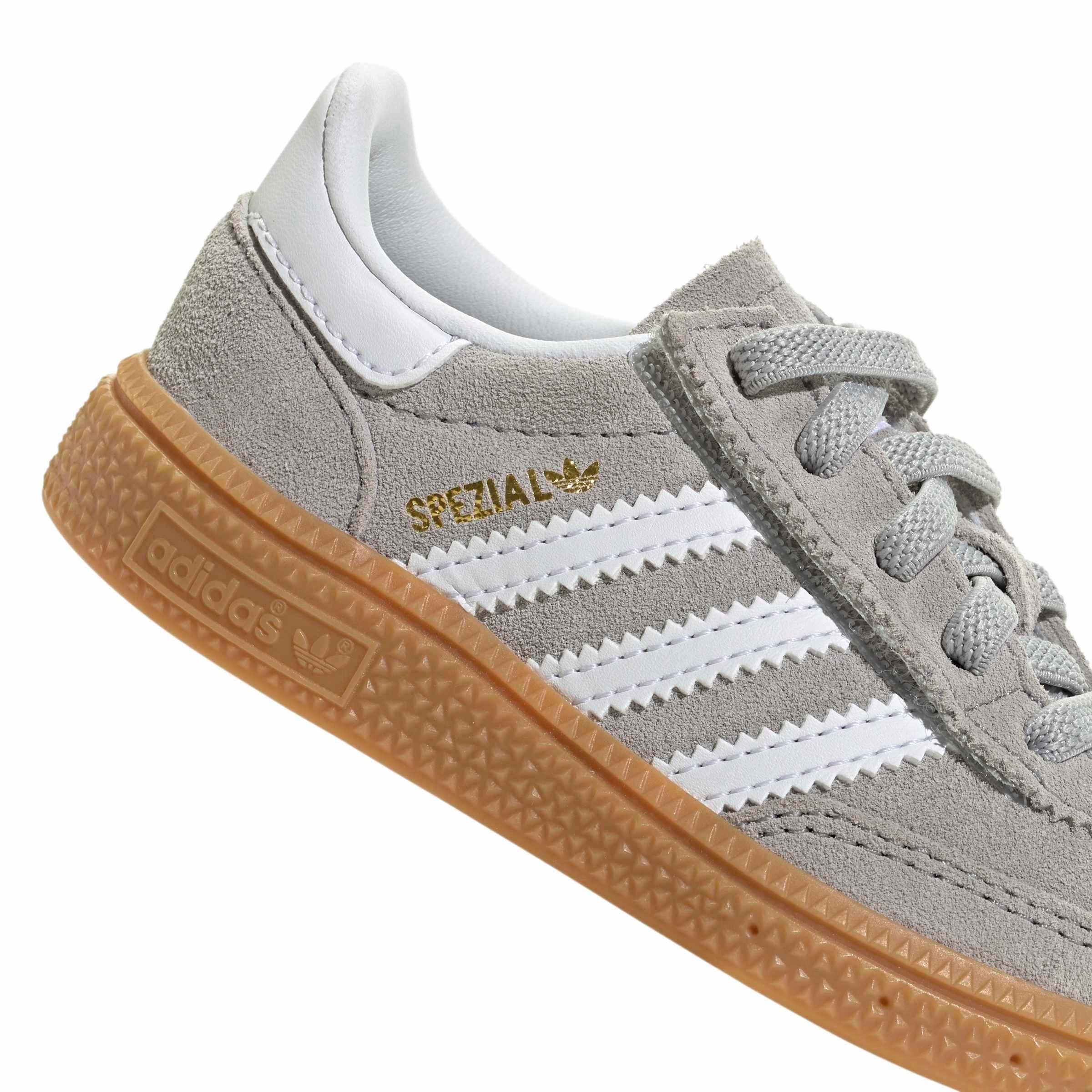 adidas Originals Handball Spezial CCEL "Grey Two/Ftwr White/Gum 3" Infant Boys' Shoe - GREY/WHITE/GUM Thumbnail View 8