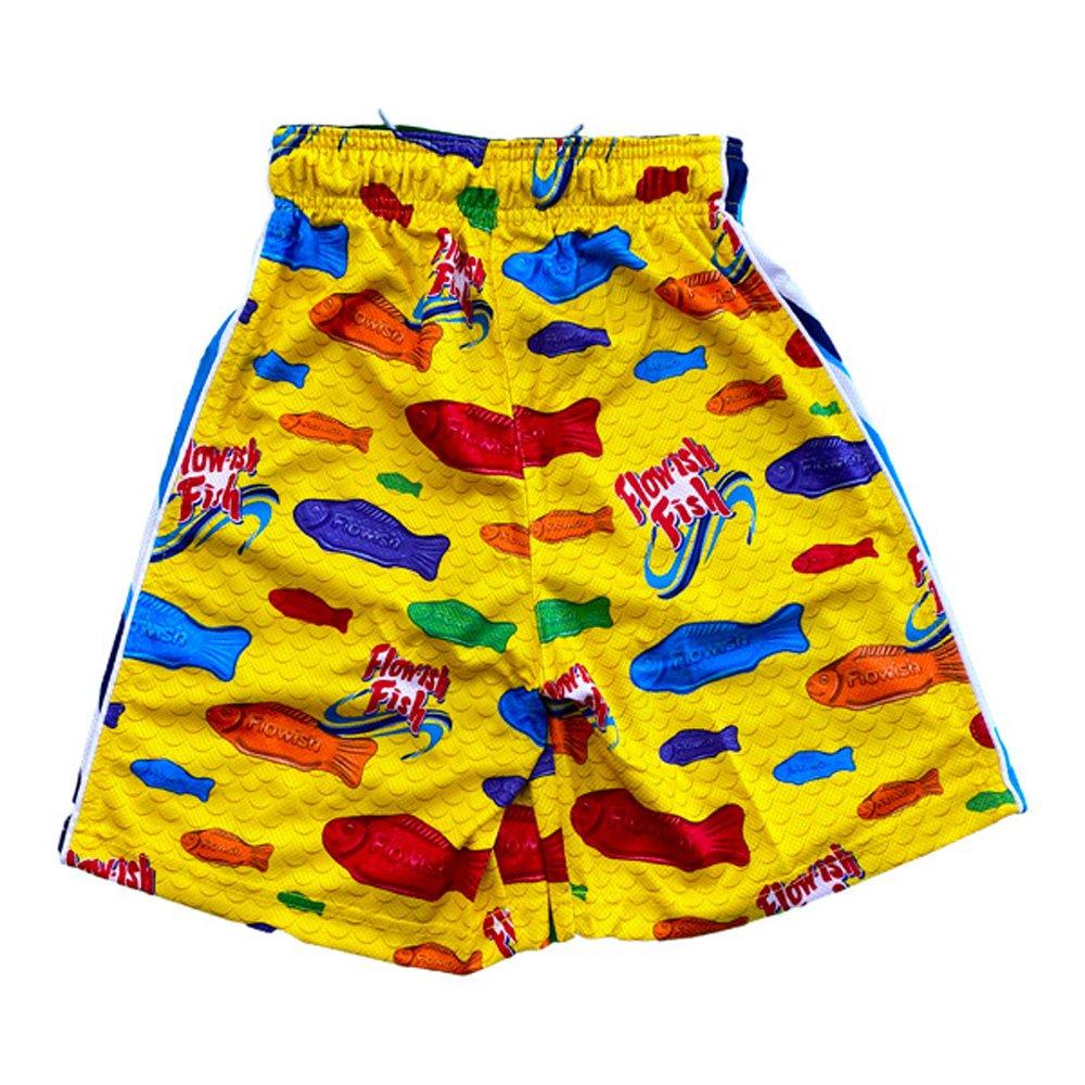 Flow Society Sweetish Fish Big Boys' Yellow Shorts