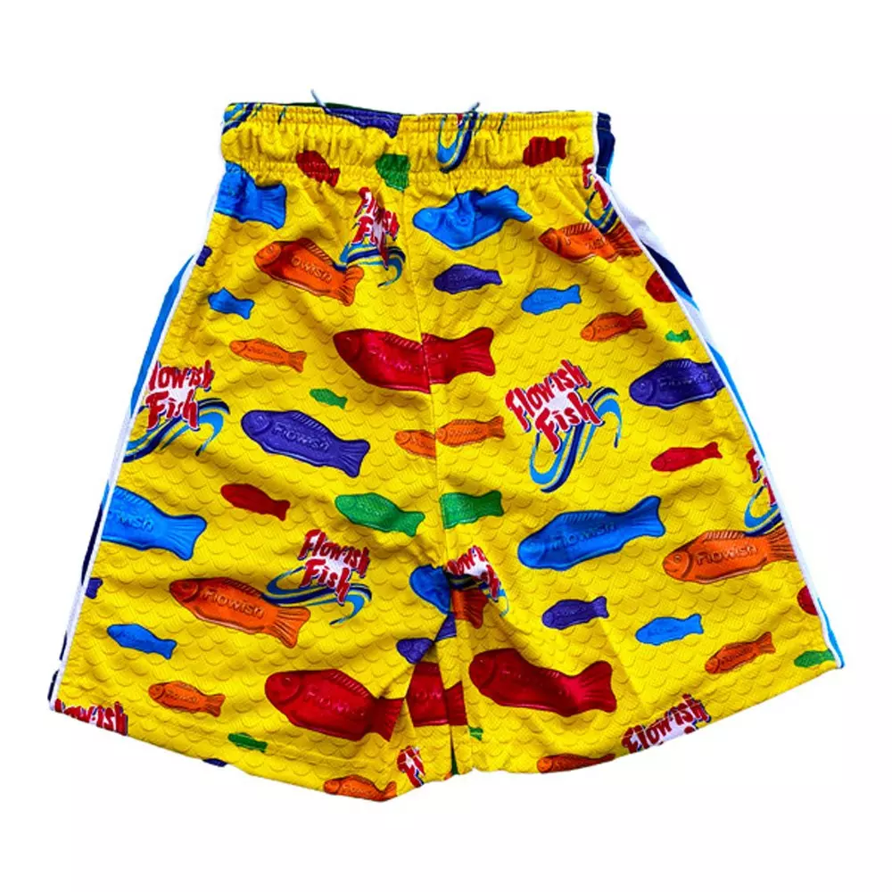 Flow Society Big Boys' Sweetish Fish Shorts - Yellow - YELLOW