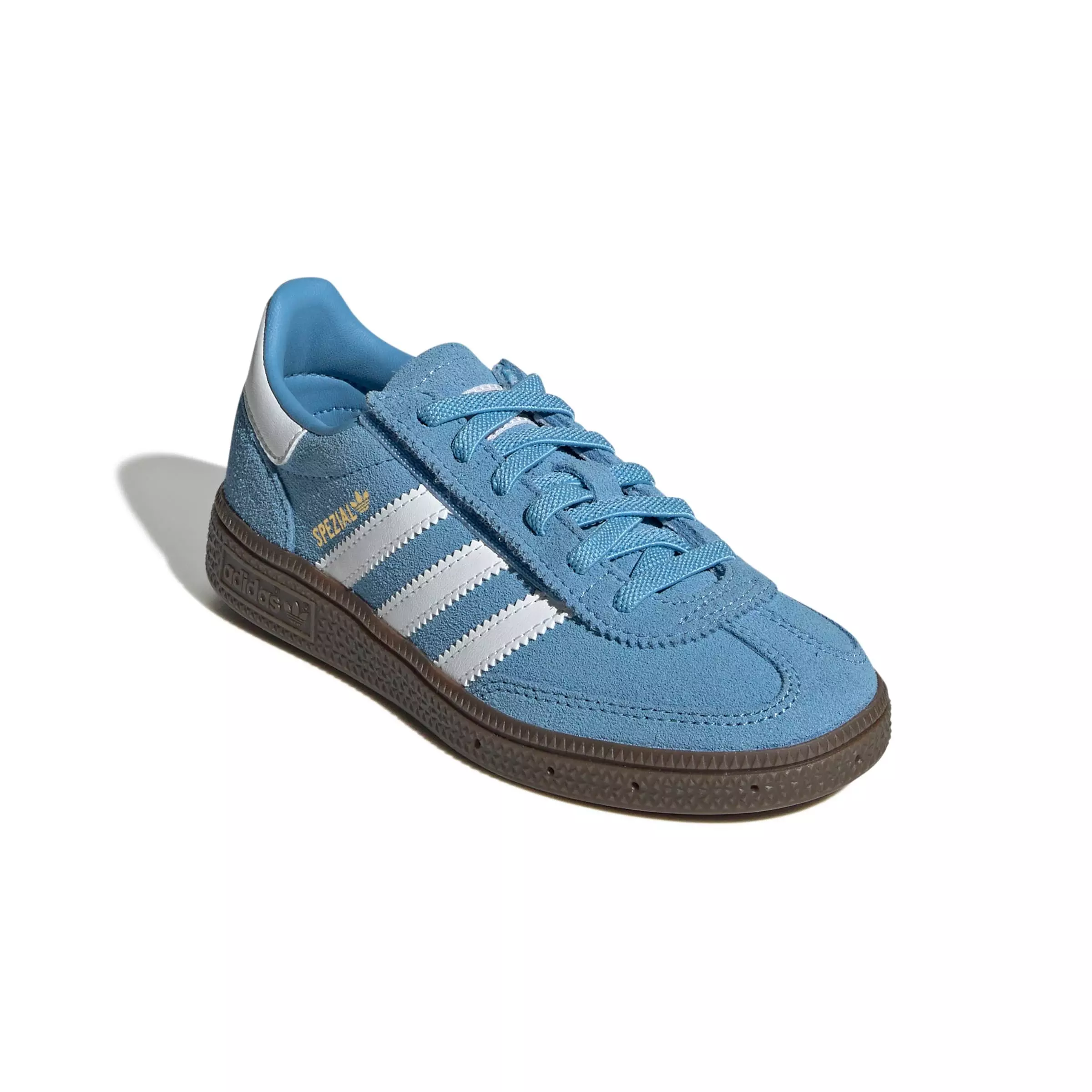 adidas Originals Handball Spezial CCEL "Light Blue/Ftwr White/Gum 5" Preschool Boys' Shoe - LT BLUE/WHITE/GUM