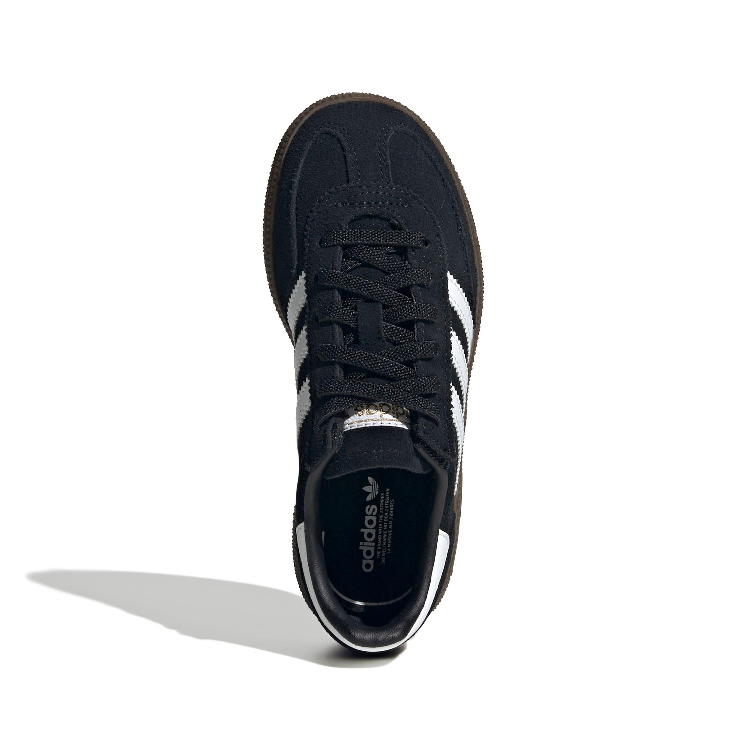 adidas Originals Handball Spezial CCEL "Core Black/Ftwr White/Gum 5" Preschool Boys' Shoe - BLACK/WHITE/GUM Thumbnail View 5