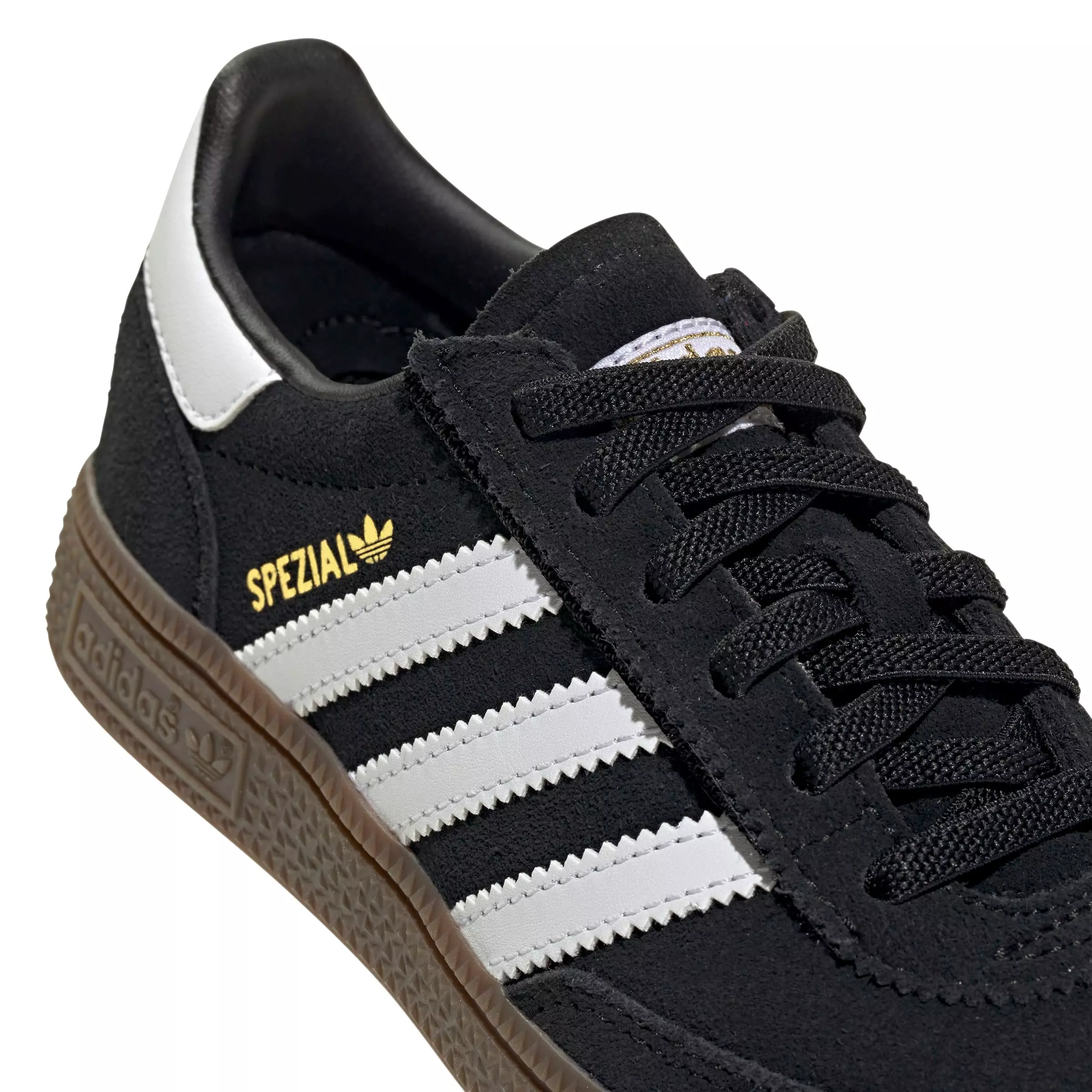 adidas Originals Handball Spezial CCEL "Core Black/Ftwr White/Gum 5" Preschool Boys' Shoe - BLACK/WHITE/GUM