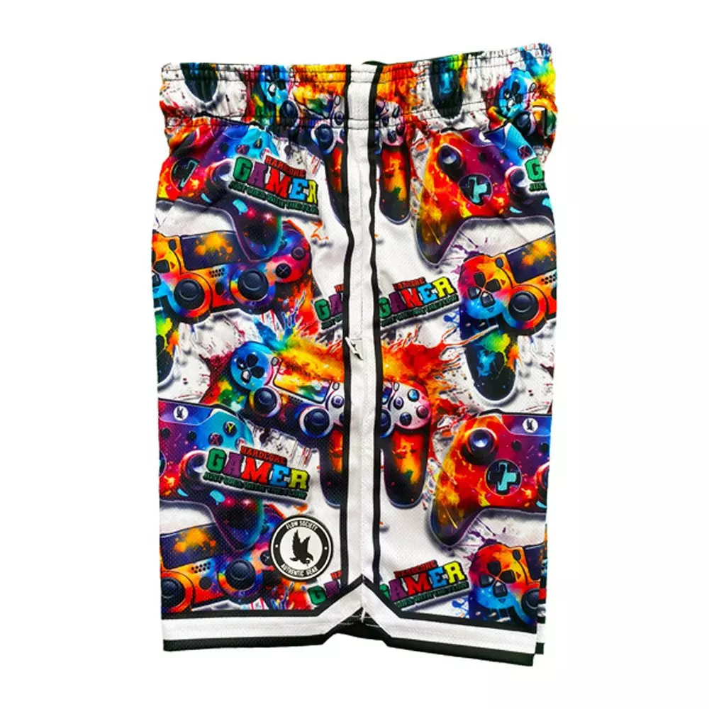 Flow Society Big Boys' Gamer Flow Shorts - White - WHITE