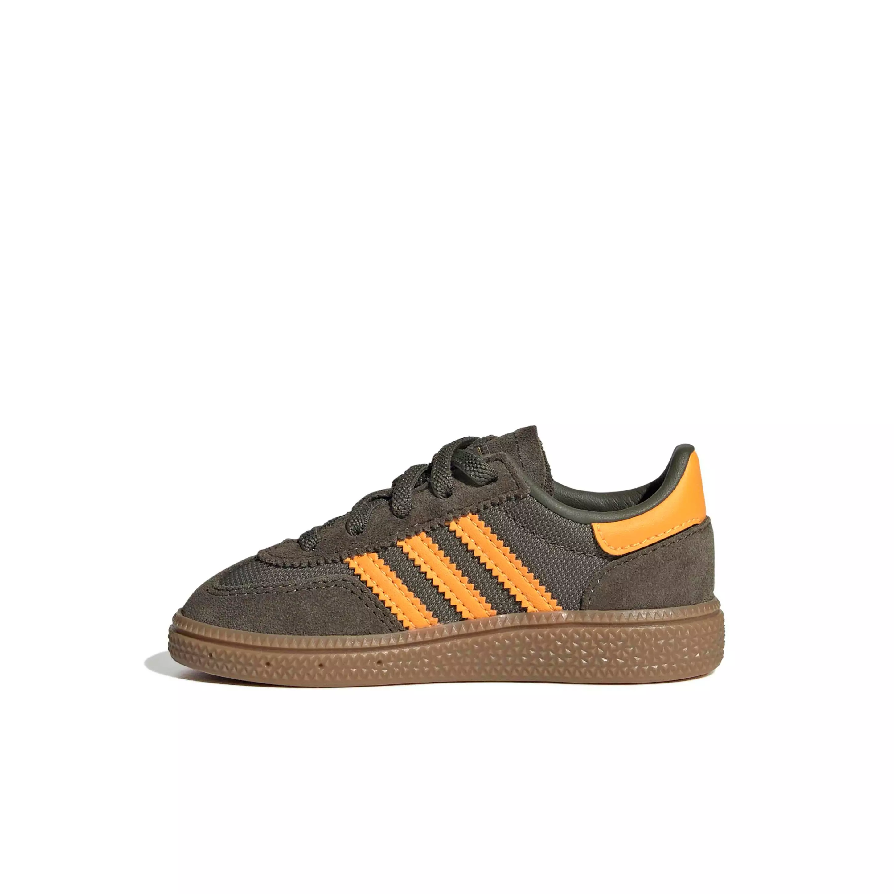 adidas Originals Handball Spezial CCEL "Olive Strata/Pure Tangerine/Gum 4" Infant Boys' Shoe - OLIVE/TANGERINE/GUM