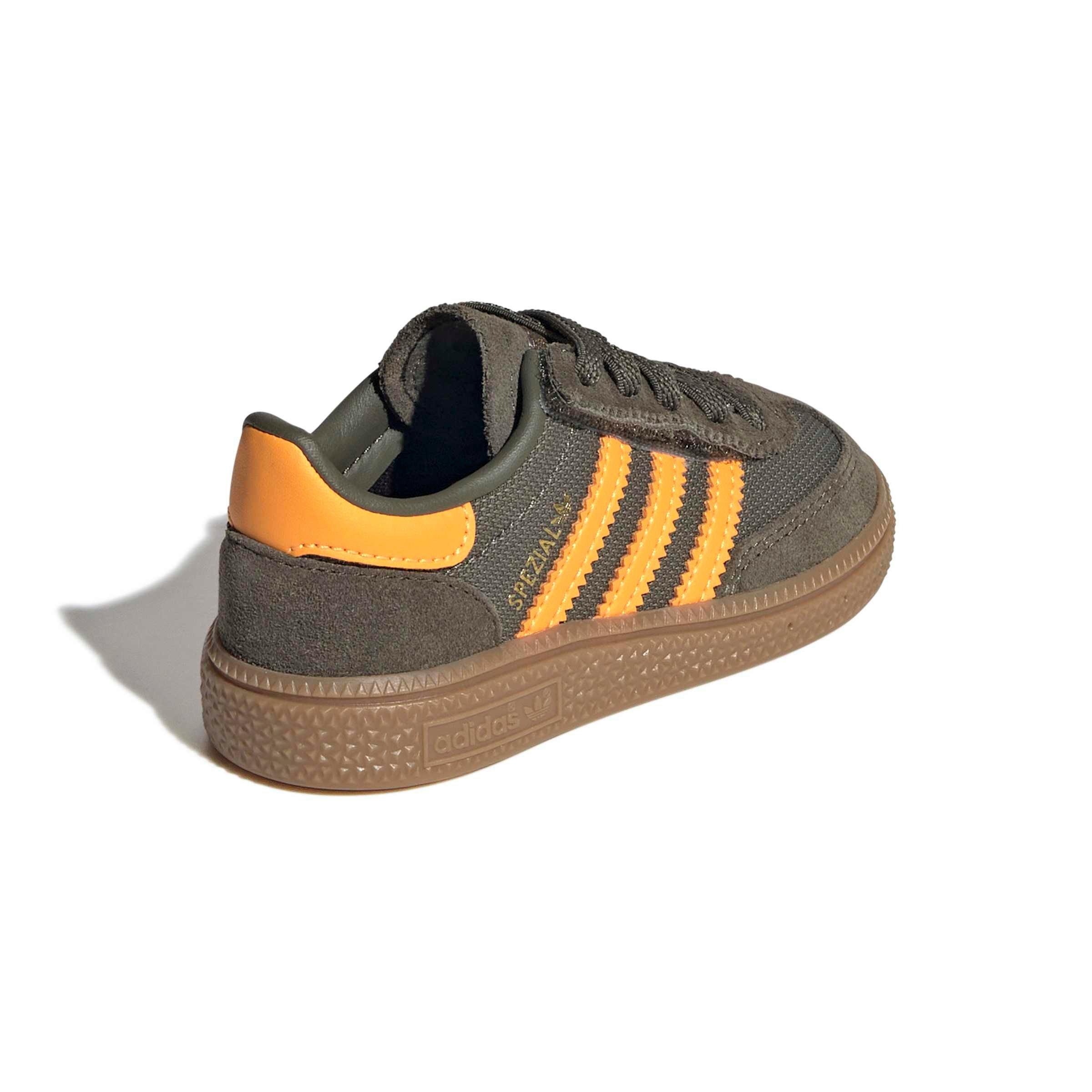 adidas Originals Handball Spezial CCEL "Olive Strata/Pure Tangerine/Gum 4" Infant Boys' Shoe - OLIVE/TANGERINE/GUM