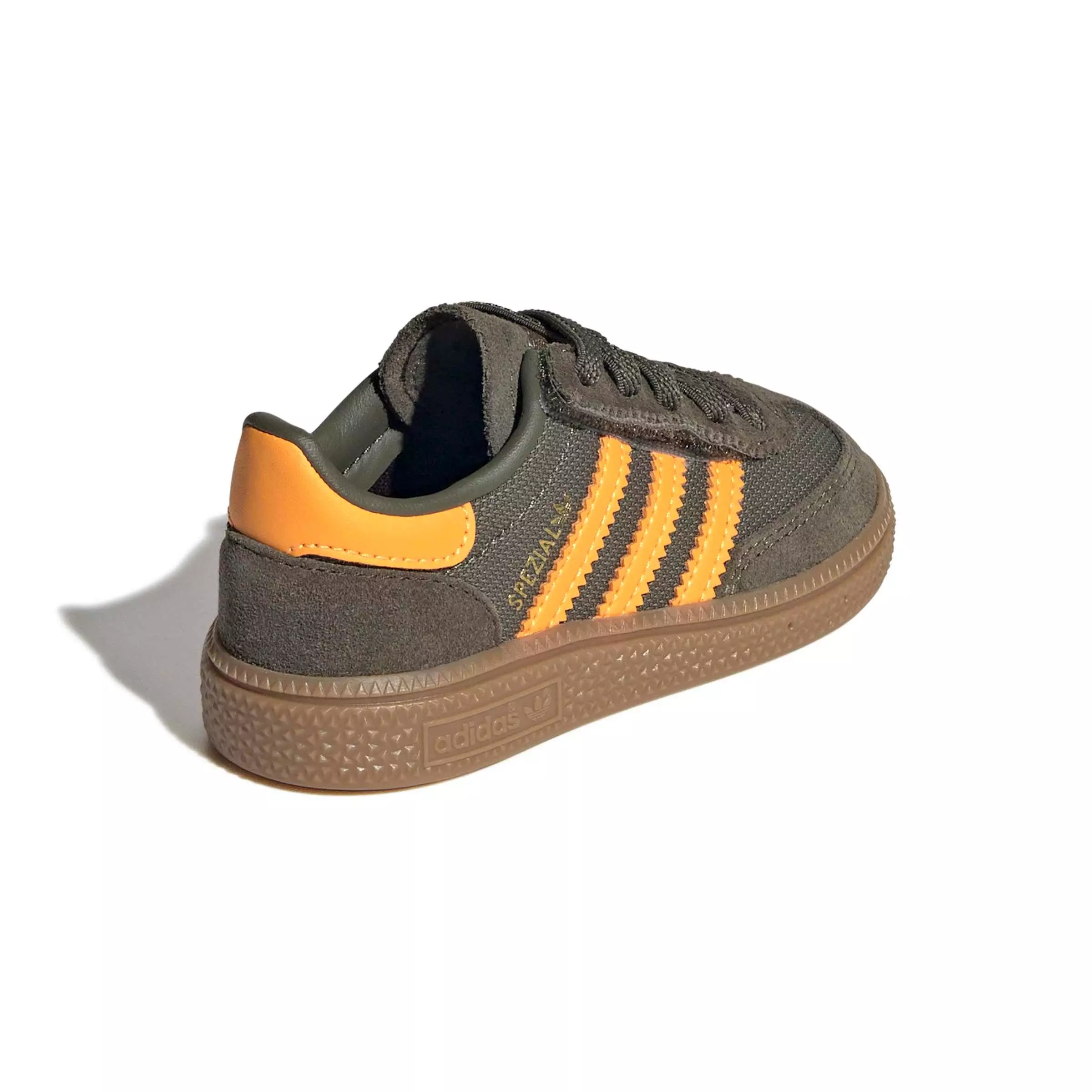 adidas Originals Handball Spezial CCEL "Olive Strata/Pure Tangerine/Gum 4" Infant Boys' Shoe - OLIVE/TANGERINE/GUM