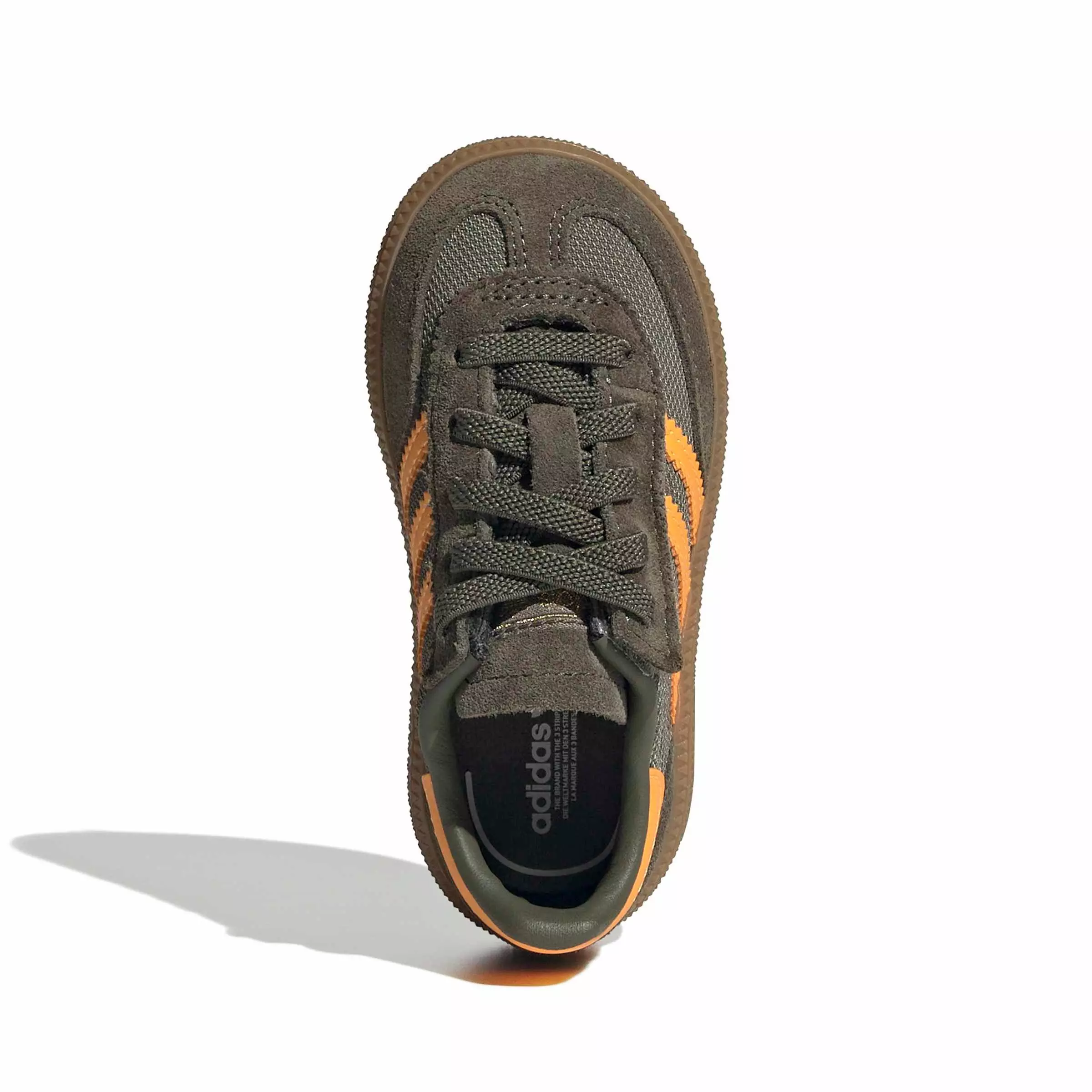 adidas Originals Handball Spezial CCEL "Olive Strata/Pure Tangerine/Gum 4" Infant Boys' Shoe - OLIVE/TANGERINE/GUM
