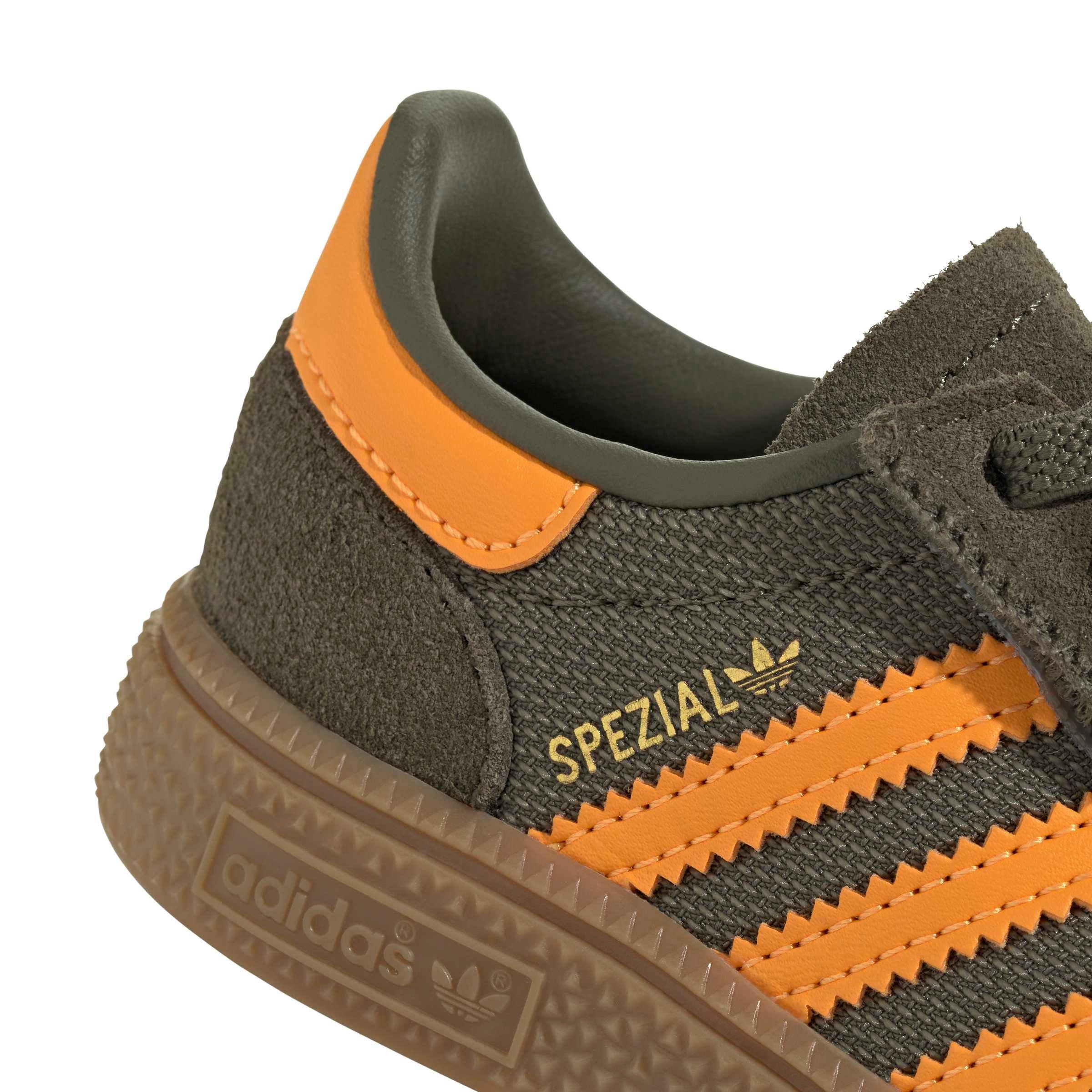 adidas Originals Handball Spezial CCEL "Olive Strata/Pure Tangerine/Gum 4" Infant Boys' Shoe - OLIVE/TANGERINE/GUM