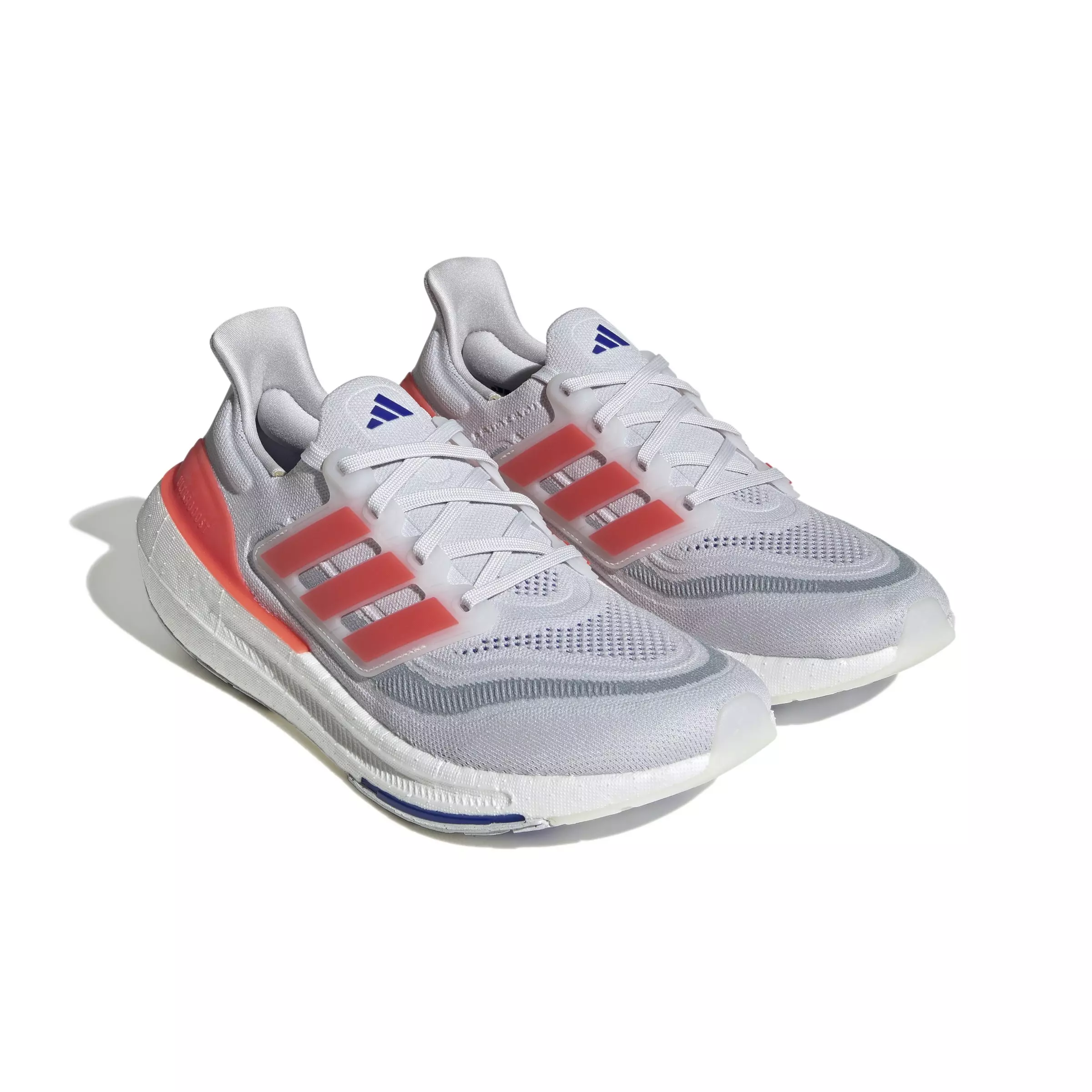 adidas Ultraboost Light "Dash Grey/Sol Red/Luc Blue" Unisex Running Shoe - GREY/RED/BLUE