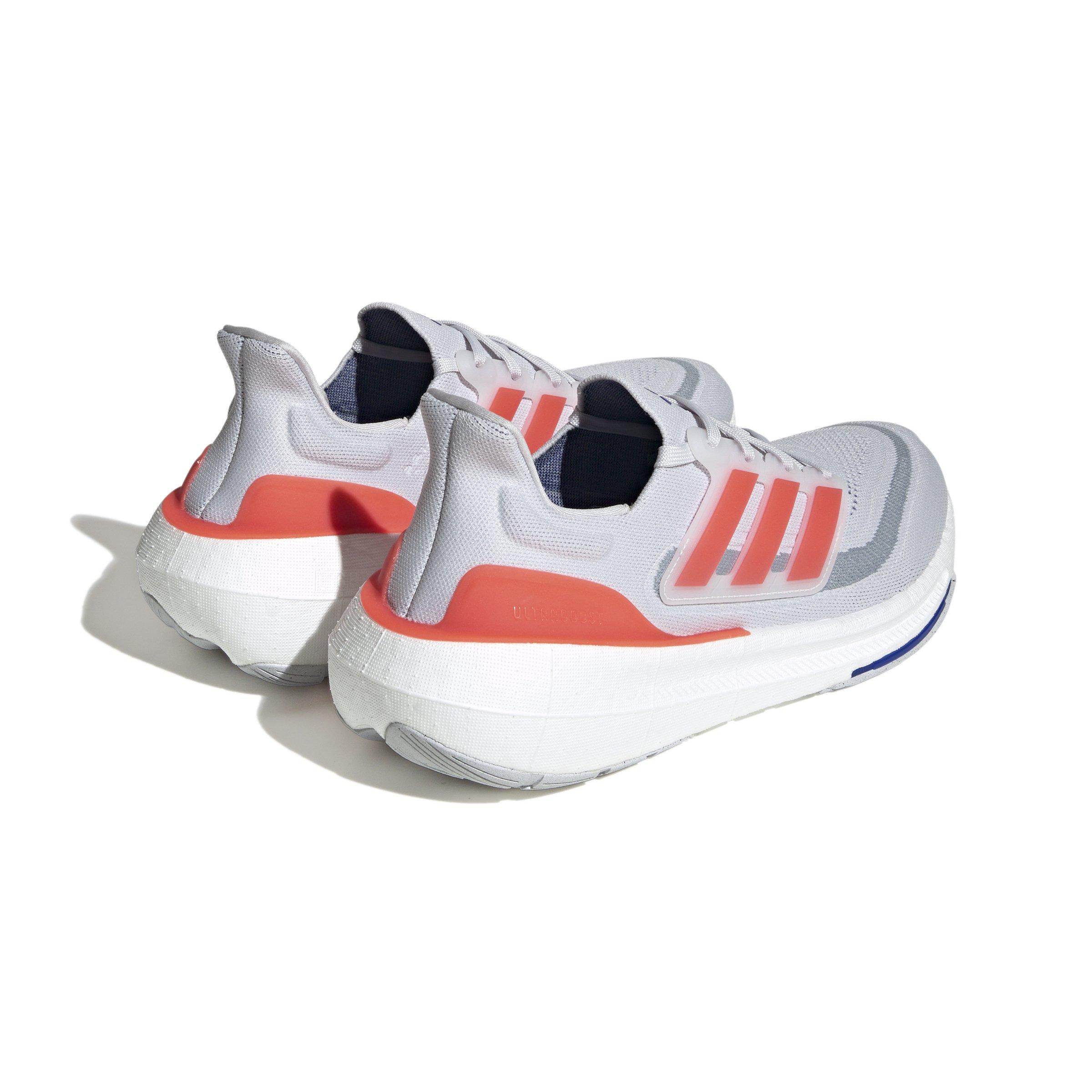 adidas Ultraboost Light "Dash Grey/Sol Red/Luc Blue" Unisex Running Shoe - GREY/RED/BLUE Thumbnail View 4