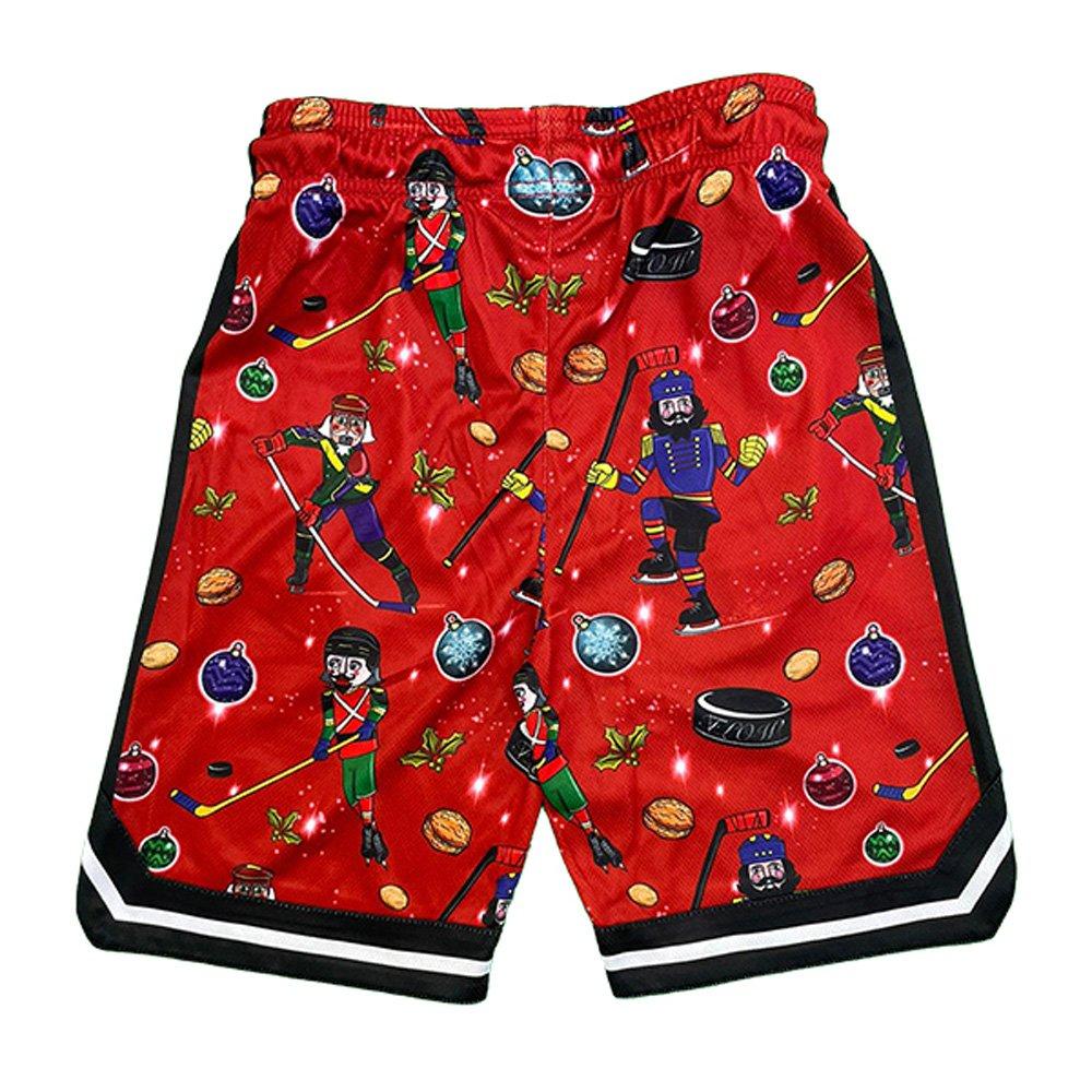 Flow Society Big Boys' Nutcracker Flow Shorts - Red - RED Thumbnail View 2