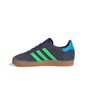 adidas Originals Gazelle "Shadow Navy/Screaming Green/Lucid Aquamarine" Preschool Boys' Shoe