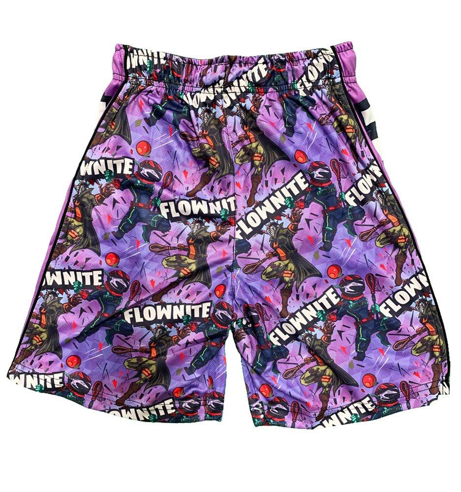 Flow Society Flownite​ Big Boys' Purple Shorts