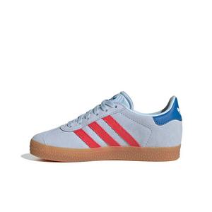 adidas Originals Gazelle "Crystal Sky/Semi Lucid Red/Bluebird" Preschool Boys' Shoe