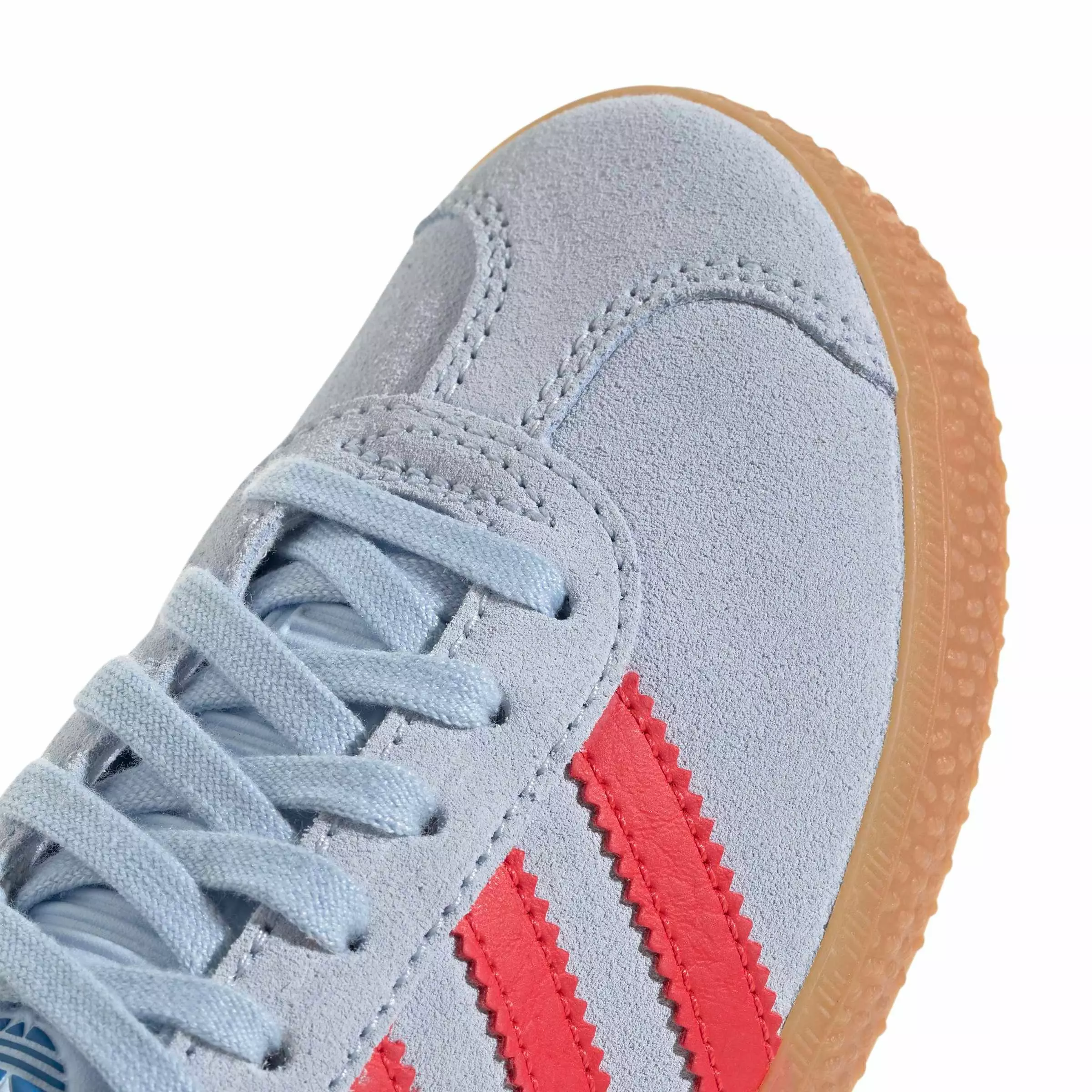 adidas Originals Gazelle "Crystal Sky/Semi Lucid Red/Bluebird" Preschool Boys' Shoe - SKY/RED/BLUEBIRD