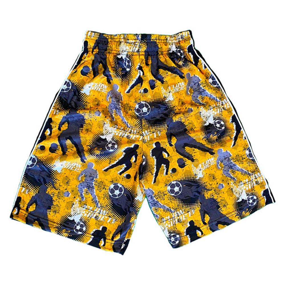 Flow Society Varsity Soccer Flow Big Boys' Black/Gold Shorts