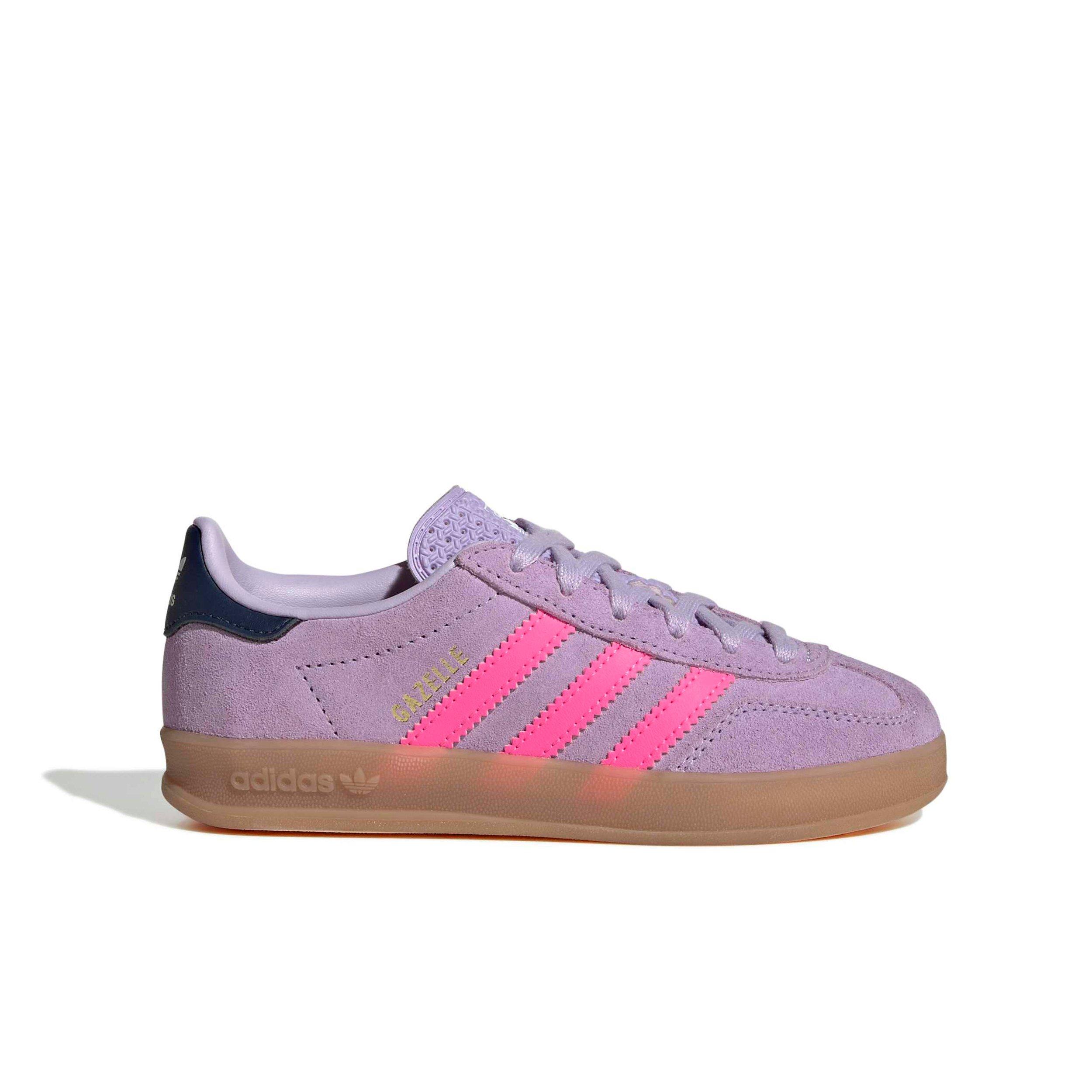 adidas Originals Gazelle Indoor "Powder Plum/Lucid Pink/Gum 2" Preschool Girls' Shoe - PLUM/PINK/GUM Thumbnail View 1