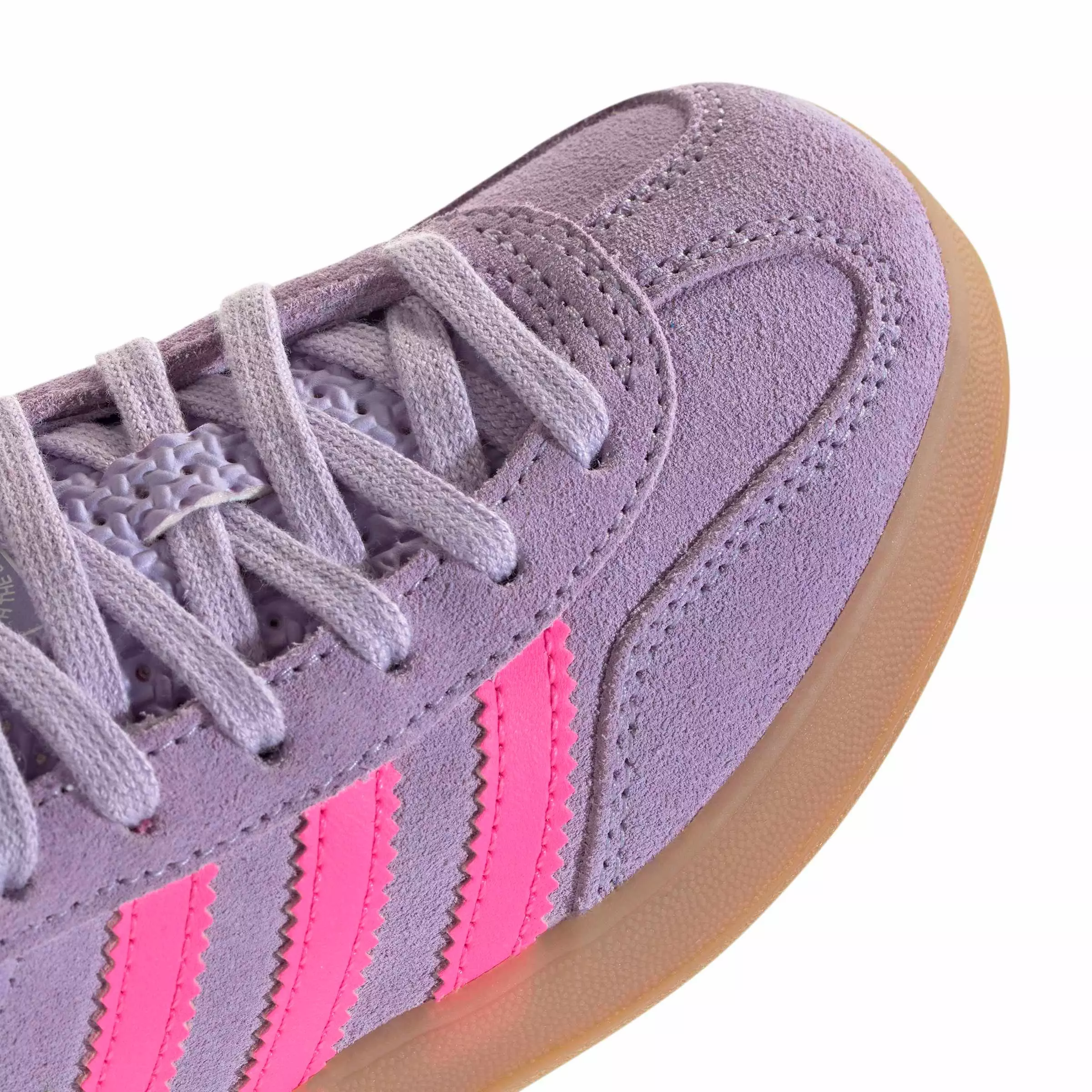 adidas Originals Gazelle Indoor "Powder Plum/Lucid Pink/Gum 2" Preschool Girls' Shoe - PLUM/PINK/GUM